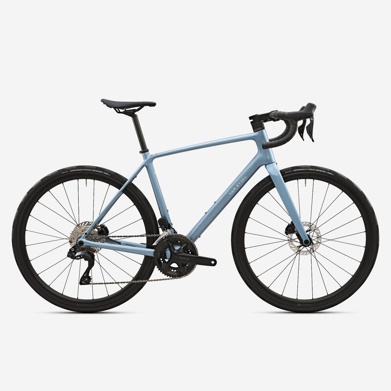Vélo route endurance, Shimano 105 Di2, EDR CF ULTRA Vert kaki – Image 8
