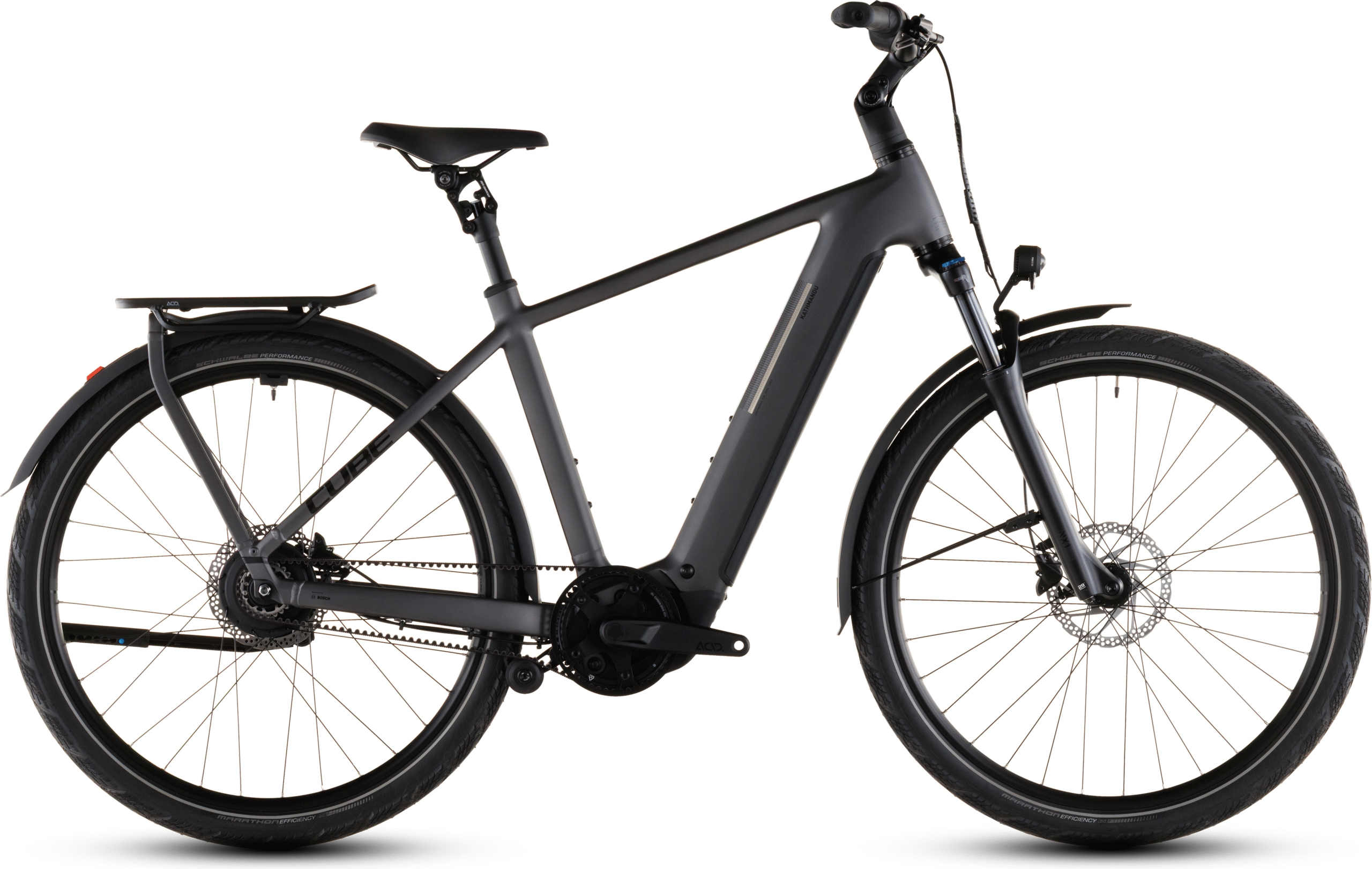 Cube Kathmandu Hybrid Comfort Pro 800 (2026) | VTT à assistance électrique trekking | slabgrey´n´black