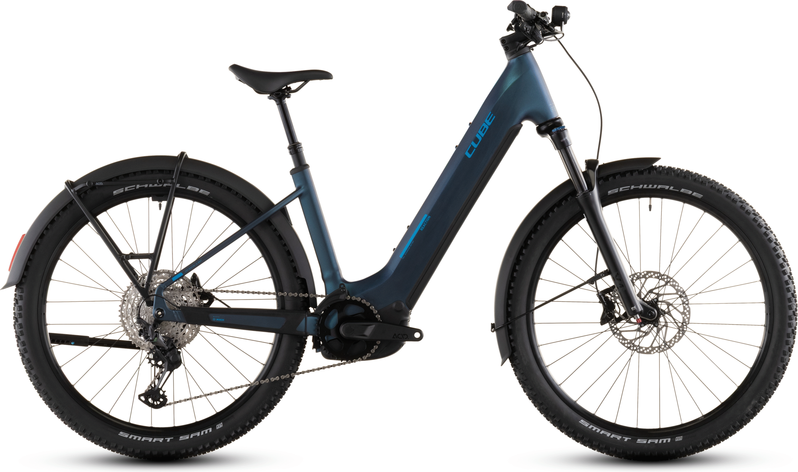Cube Reaction Hybrid Pro 800 FE Easy Entry (2026) | VTT électrique semi-rigide 27,5 pouces | blackline