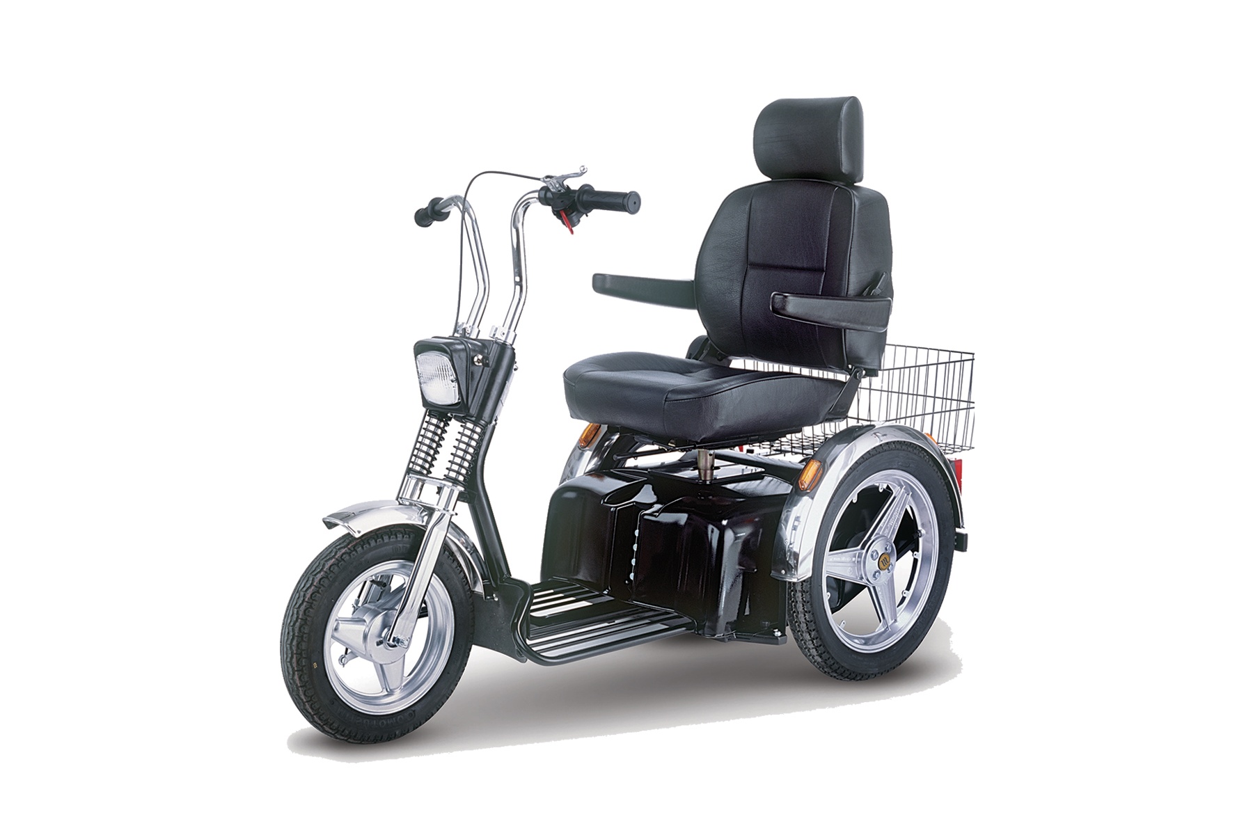 Baroudeur scooter électrique 3 roues stable avec siège confortable afikim