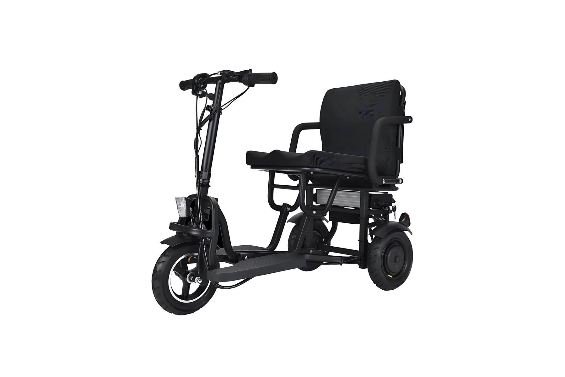 BOLA trottinette électrique 3 roues PMR stable avec guidon haut