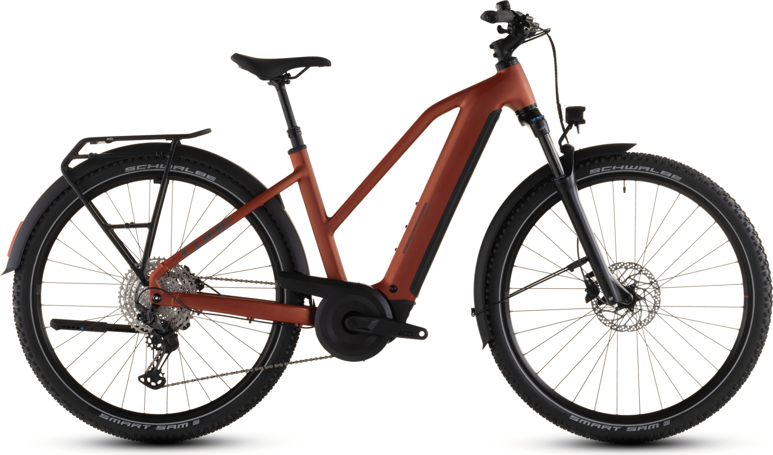 Cube Nuride Hybrid Pro 600 Trapèze (2026) | VTT électrique de trekking | chilli´n´black