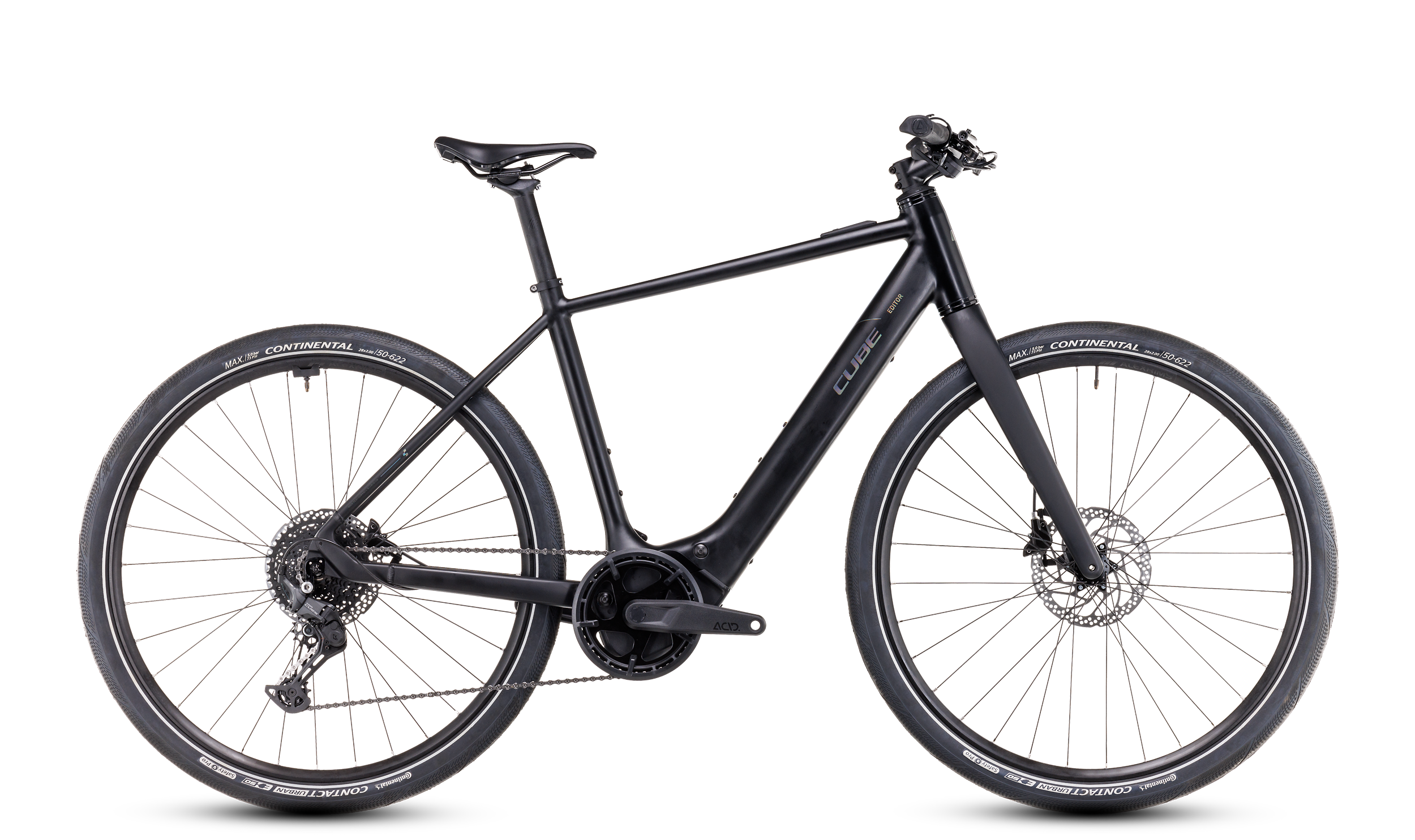 Cube Editor Hybrid Pro 400X (2025) | Vélo électrique urbain | black´n´spectral