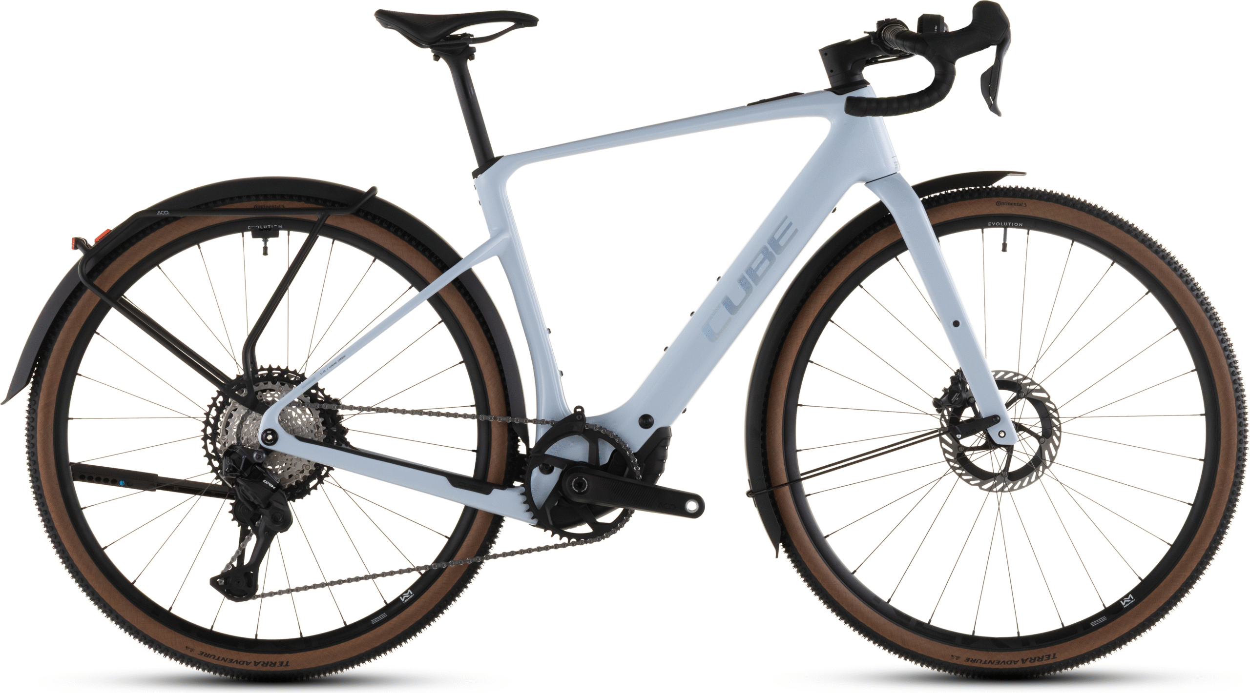 Cube Nuroad Hybrid C:62 SLX 400X FE (2026) | E-Gravelbike | iceblue´n´prism