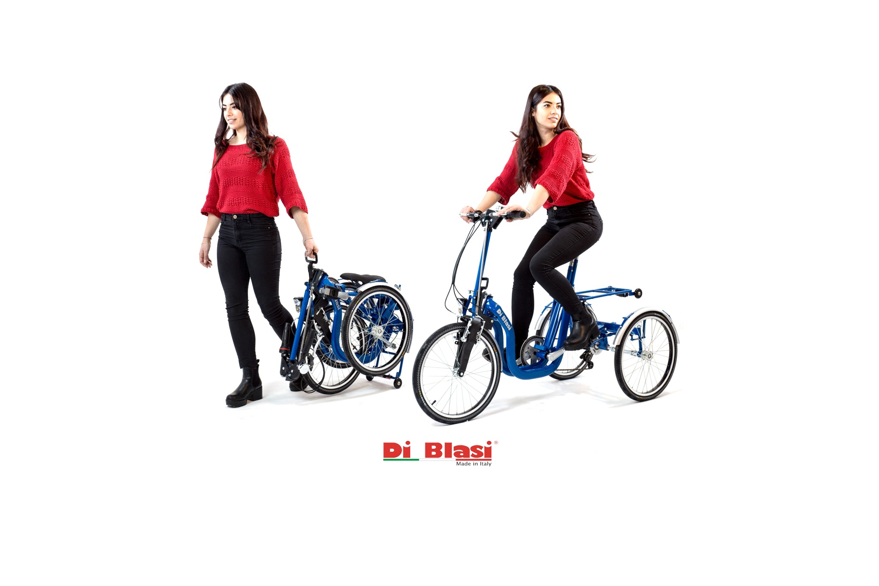 Di Blasi R34 – Tricycle éléctrique 3 roues pliant à batterie amovible