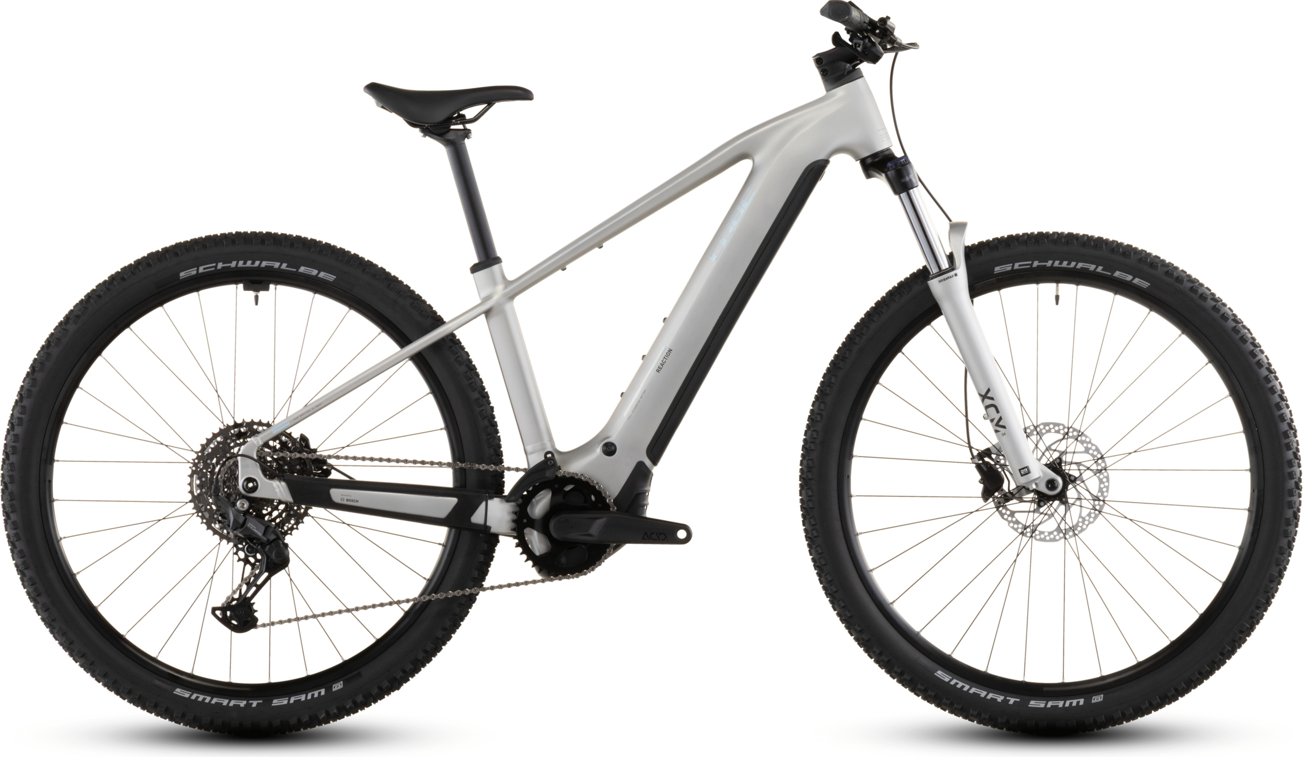 Cube Reaction Hybrid ONE 800 (2026) | VTT électrique semi-rigide 27,5/29 pouces | sleekgrey´n´prism