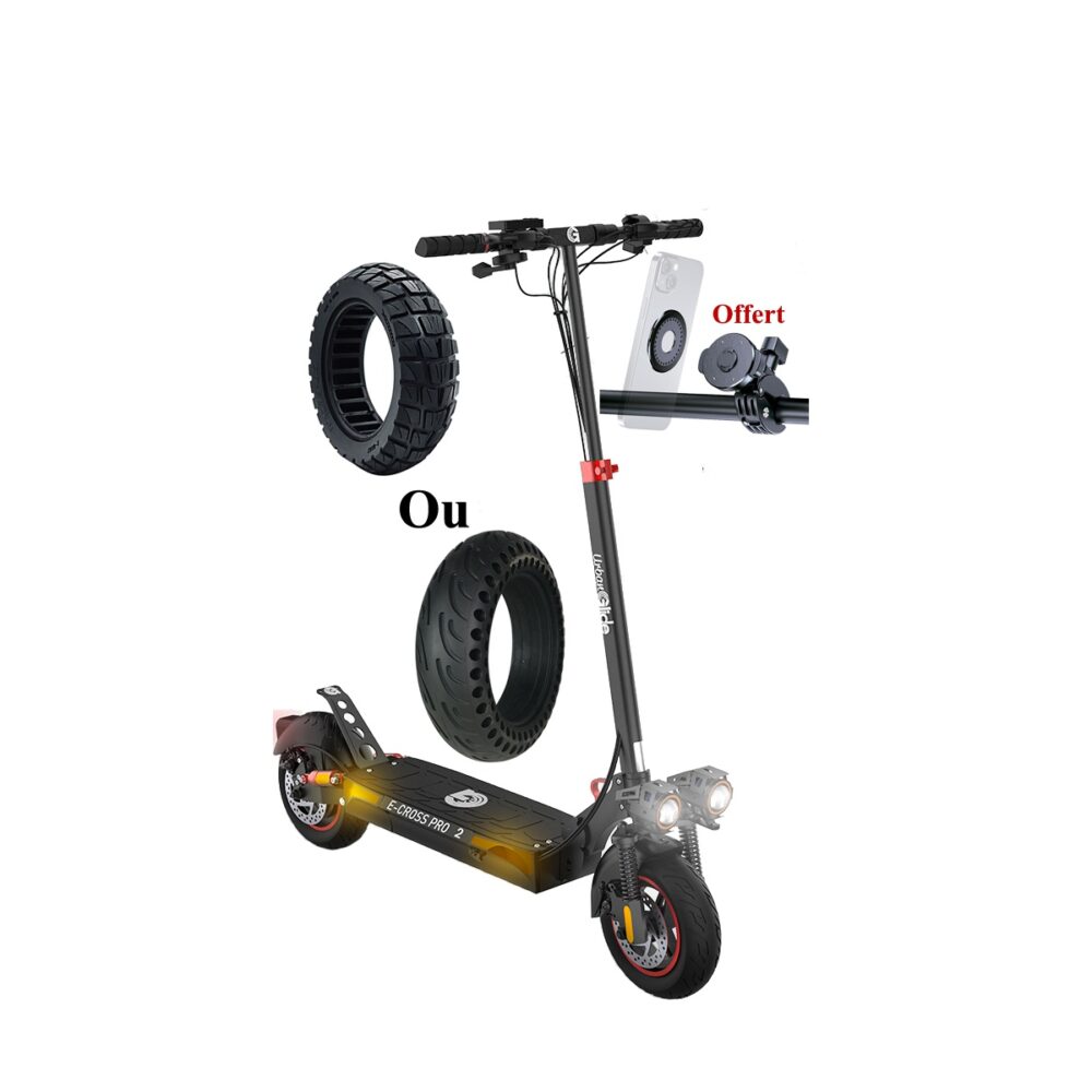 Trottinette électrique 48V 800W Urbanglide E-Cross Pro 2