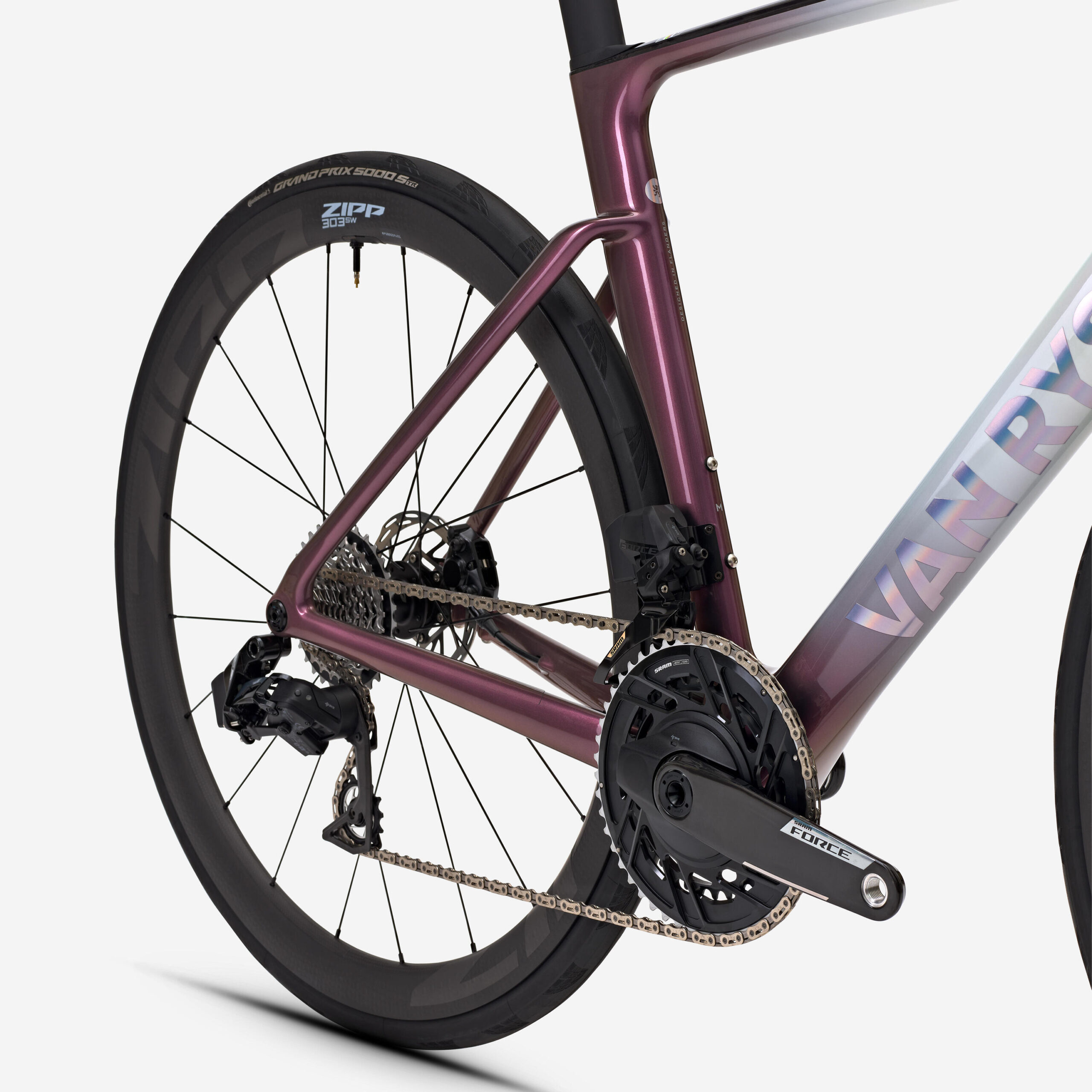 Vélo de route SRAM Force AXS E1 2x12v capteur de puissance, RCR PRO perle – Image 3