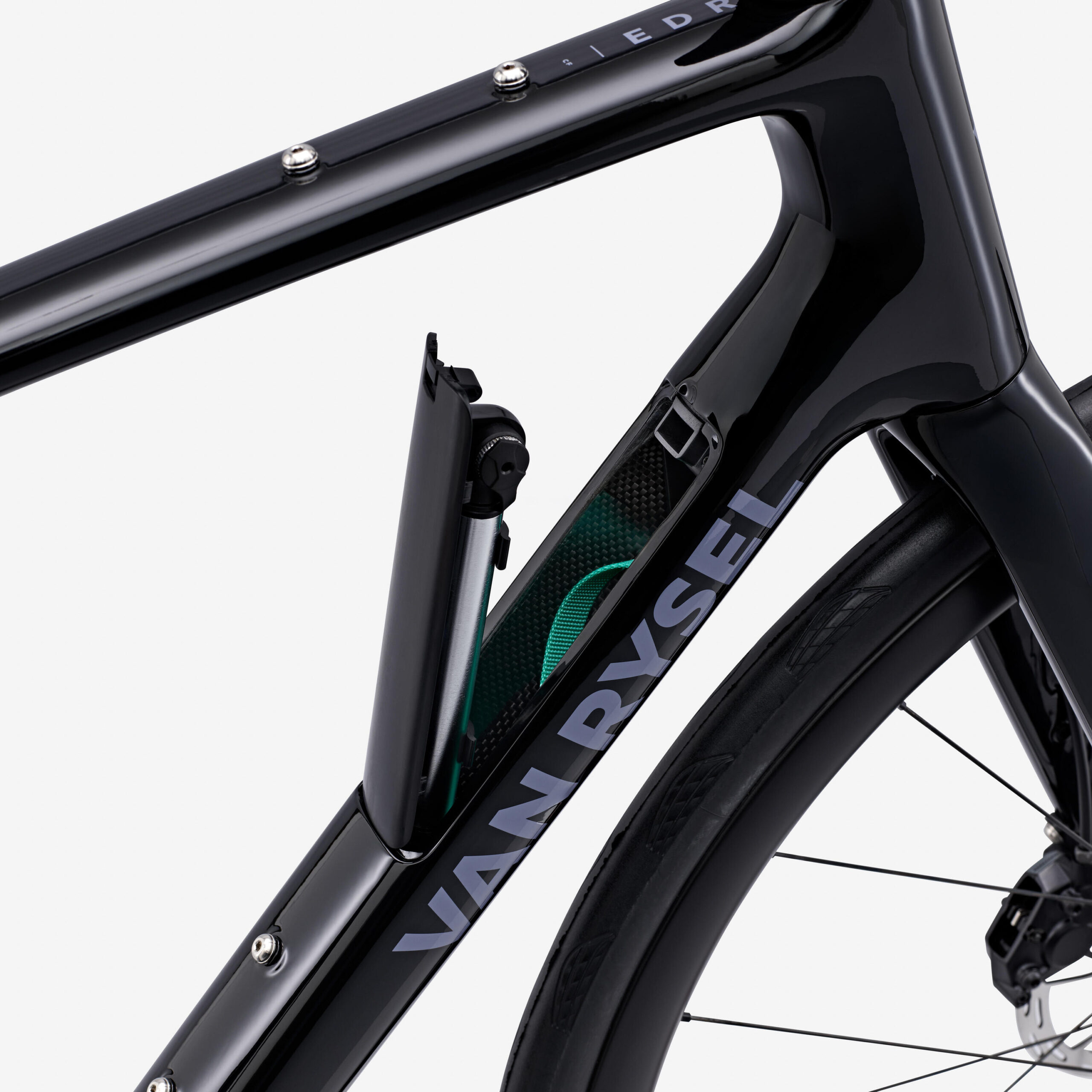 Vélo de route carbone SRAM Rival AXS E1 2x12v, EDR CF noir – Image 6