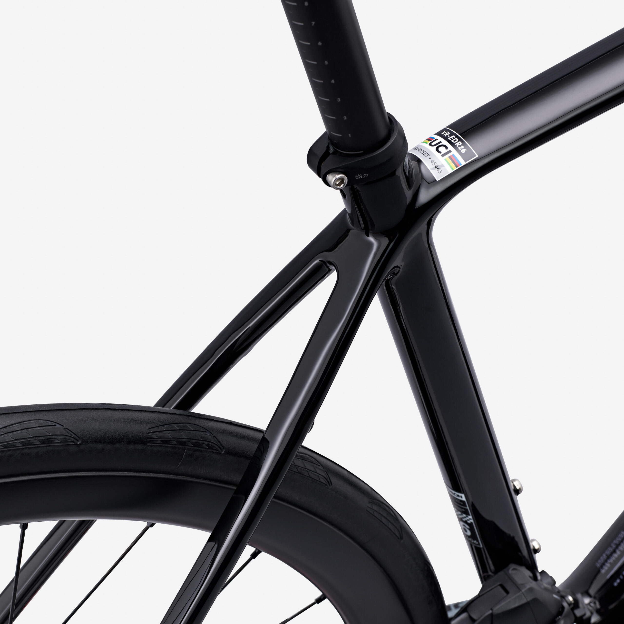Vélo de route carbone SRAM Rival AXS E1 2x12v, EDR CF noir – Image 8