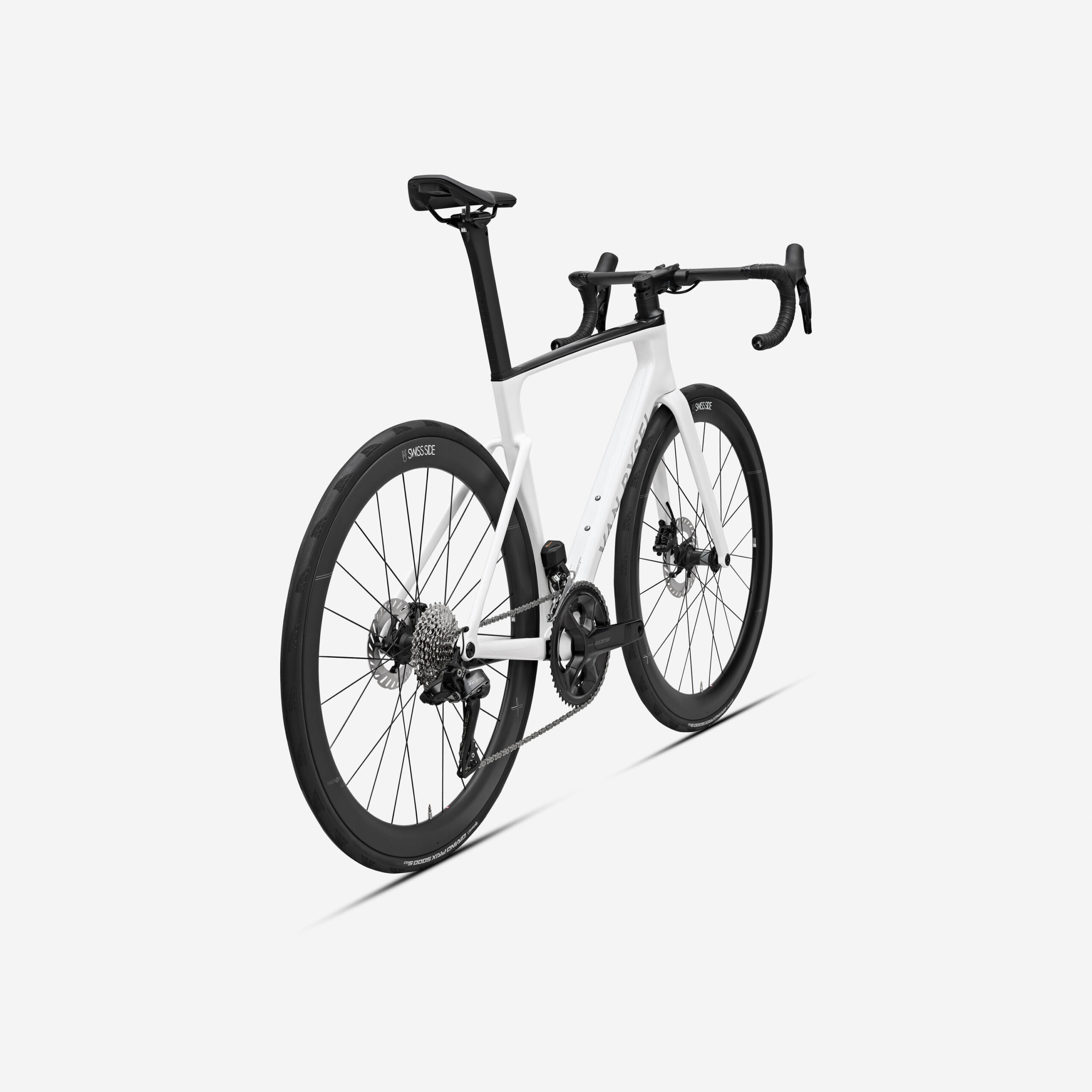 Vélo de route Shimano 105 Di2 2x12v capteur de puissance, RCR blanc – Image 2