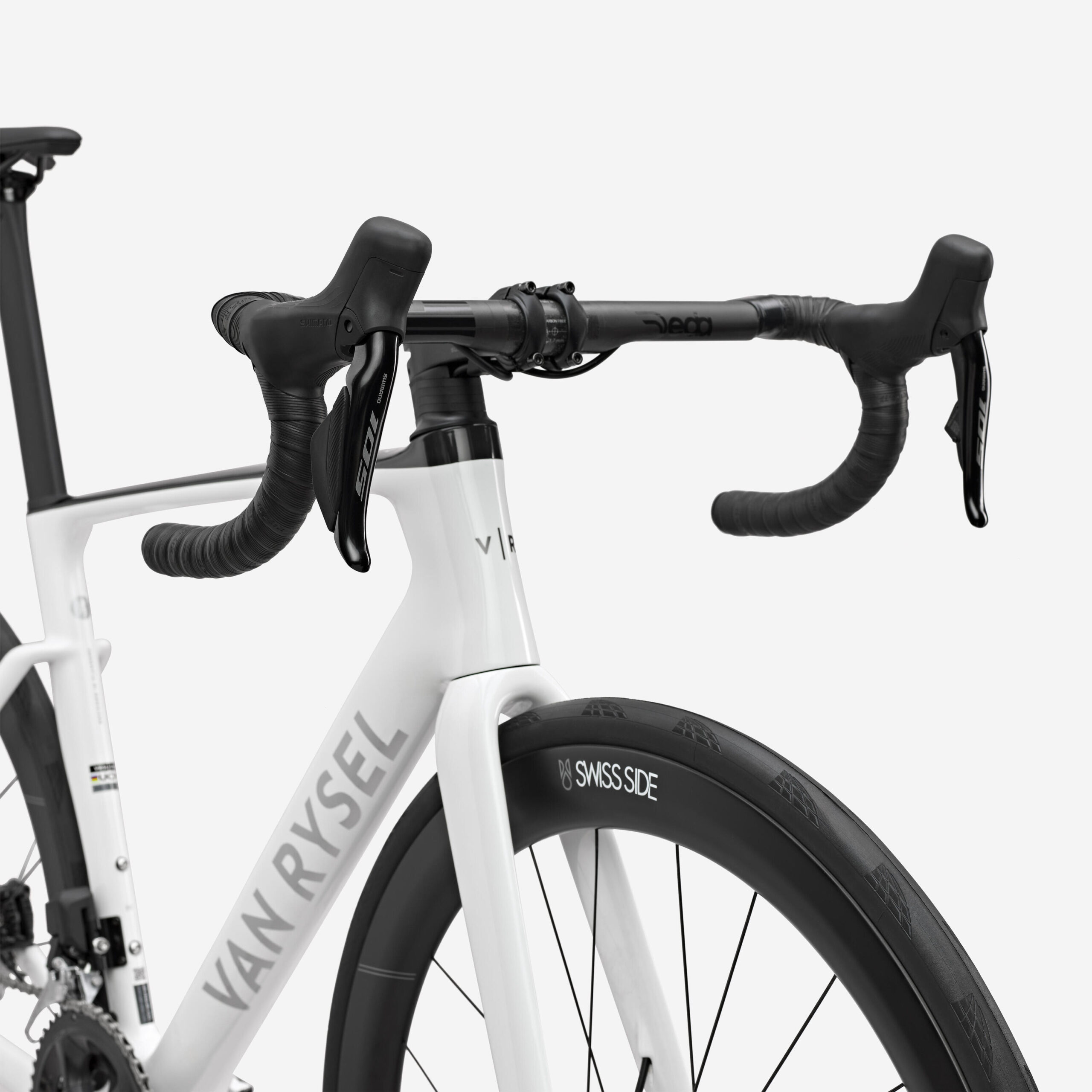 Vélo de route Shimano 105 Di2 2x12v capteur de puissance, RCR blanc – Image 4