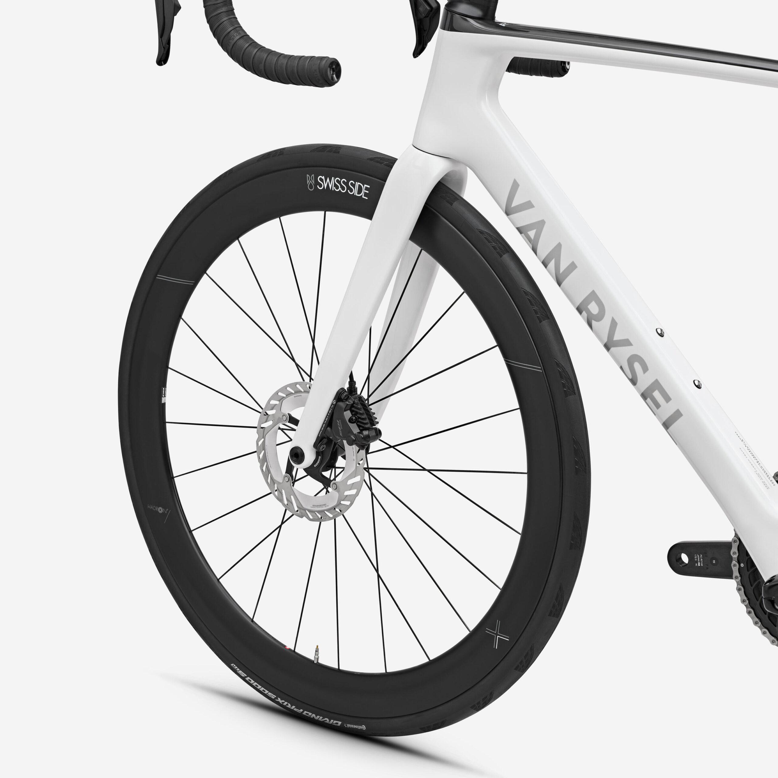 Vélo de route Shimano 105 Di2 2x12v capteur de puissance, RCR blanc – Image 5