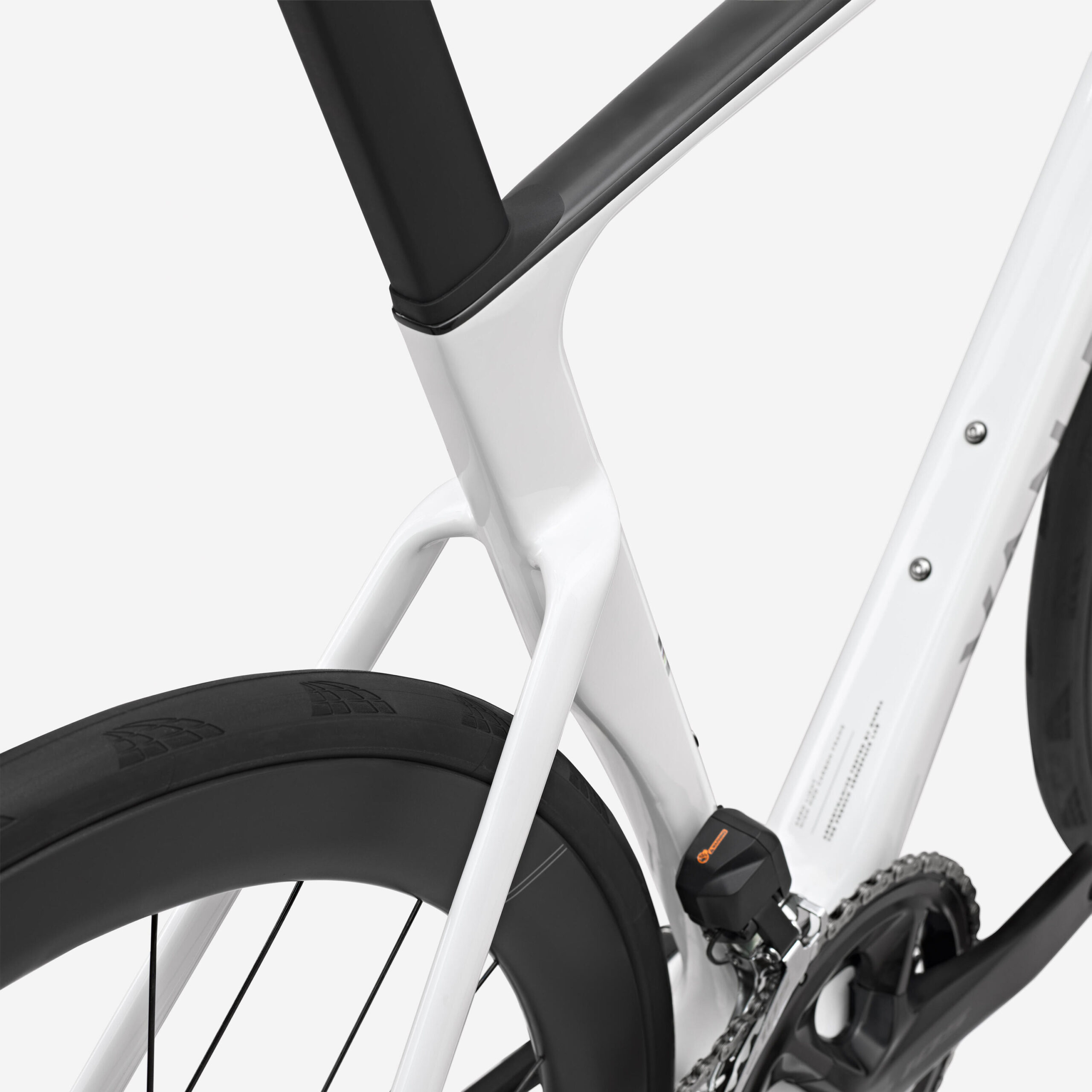Vélo de route Shimano 105 Di2 2x12v capteur de puissance, RCR blanc – Image 7