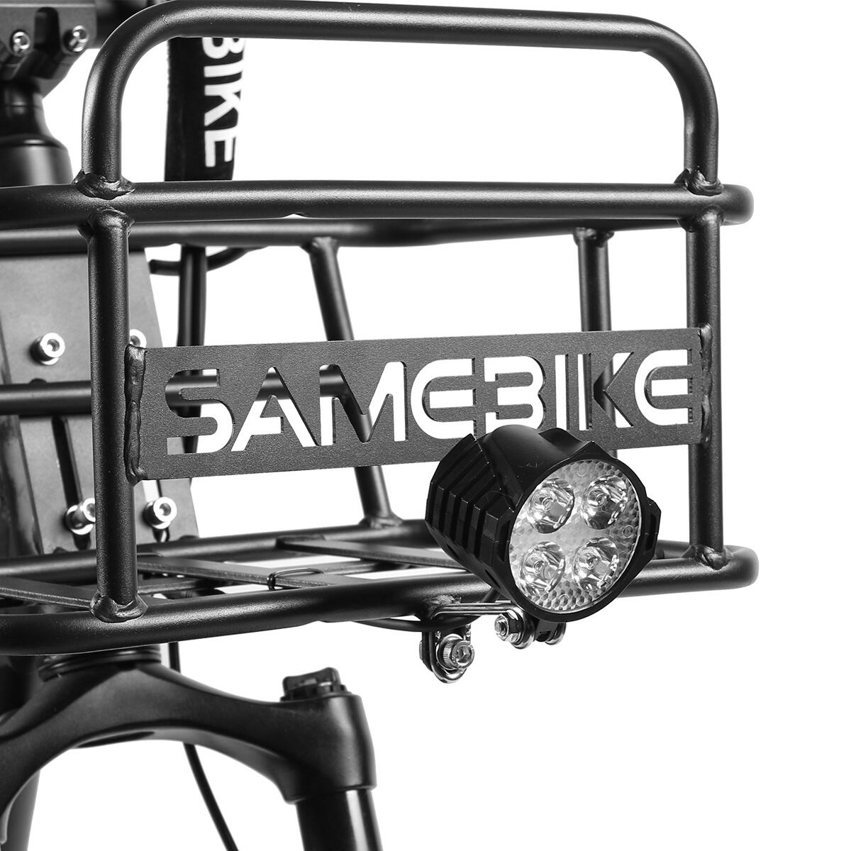 Vélo électrique pliant Samebike C05 Pro avec panier et batterie 36V13AH – Image 5