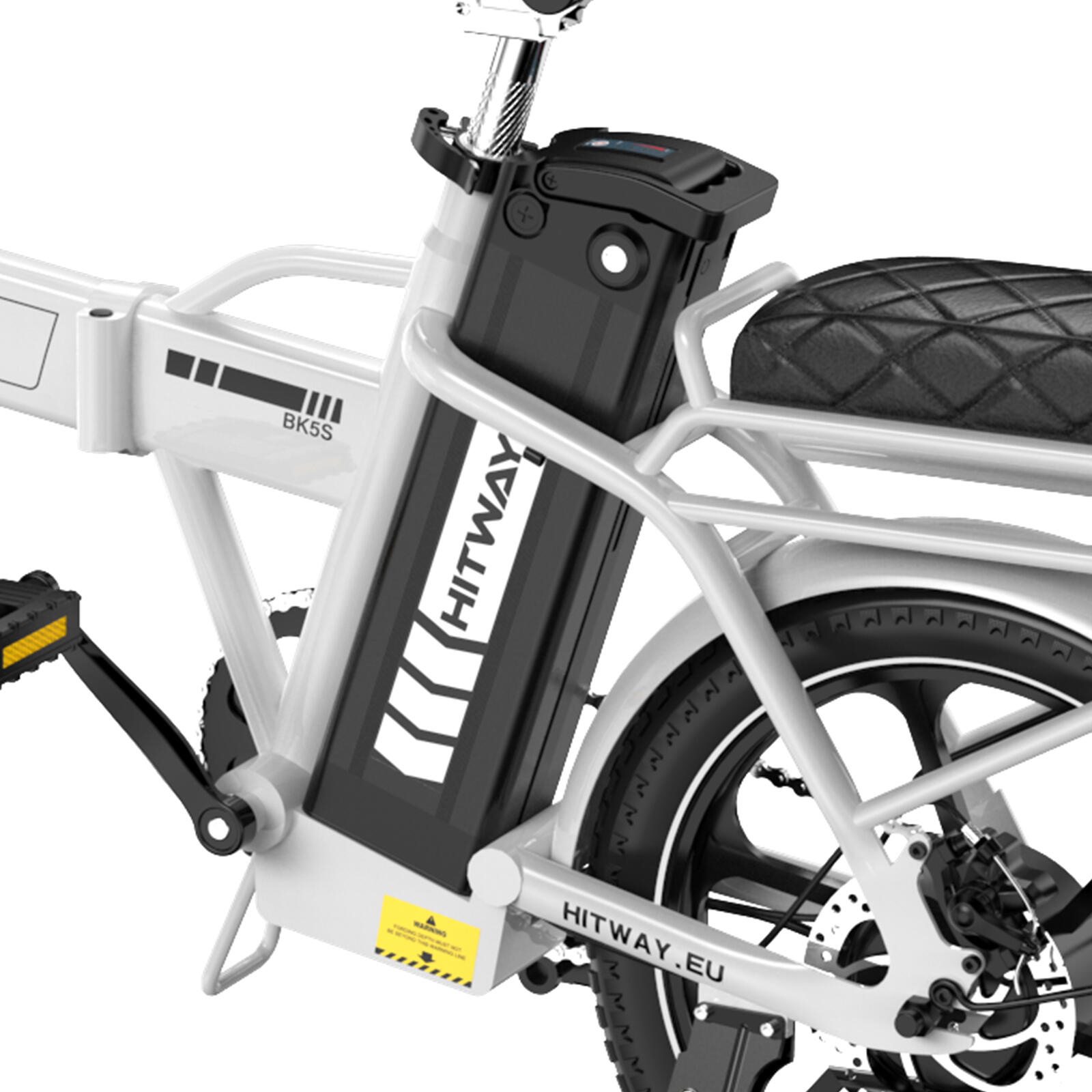Vélo électrique pliant 16" 13ah 100km BK5 APP – Image 3