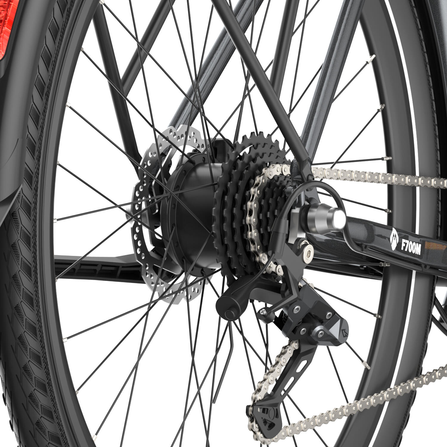 Vélo électrique Fafrees F700W, moteur 250 W, batterie 36 V 10 Ah – Image 4