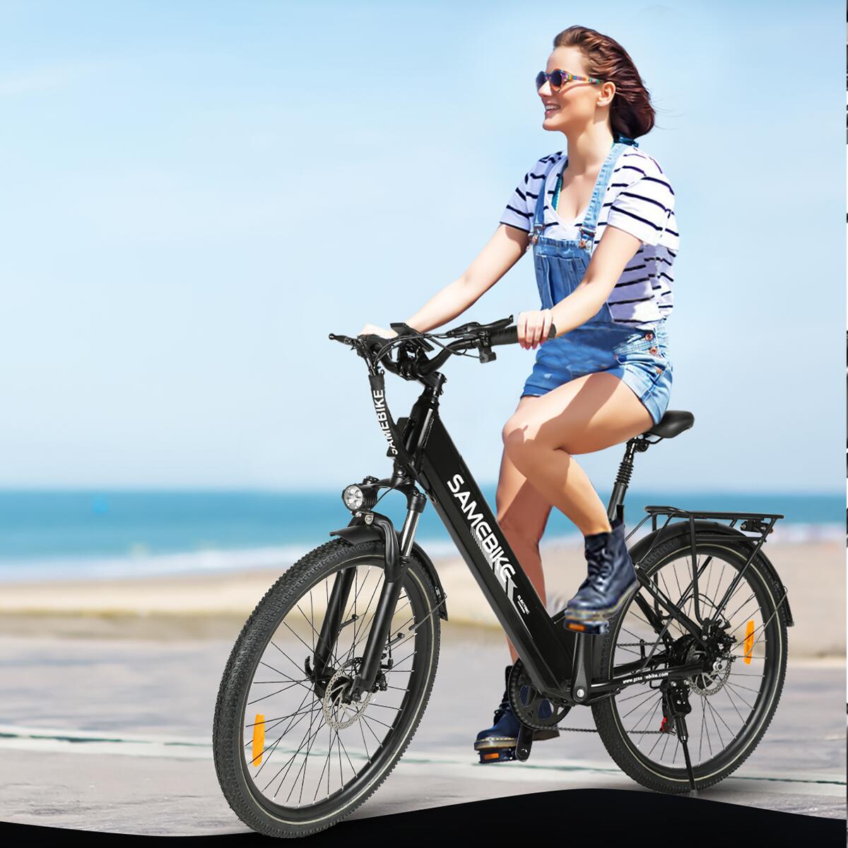 Vélo électrique urbain Samebike RS-A01 Pro-T 26 pouces avec batterie 36 V 15 Ah – Image 2