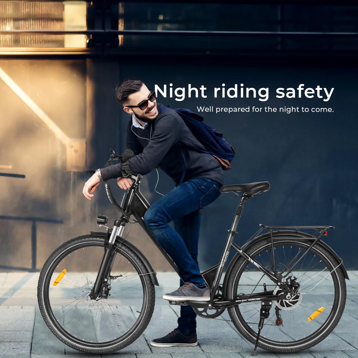 Vélo électrique urbain Samebike RS-A01 Pro-T 26 pouces avec batterie 36 V 15 Ah – Image 3