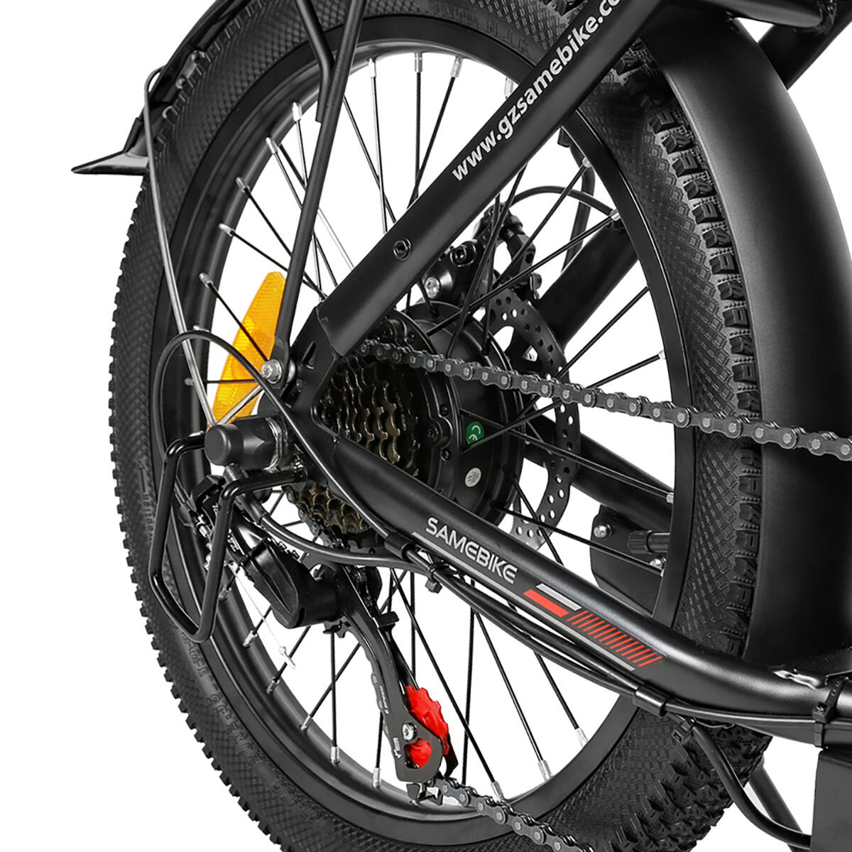 Vélo électrique pliant SAMEBIKE CY20 avec batterie 36 V 12 Ah – Image 4