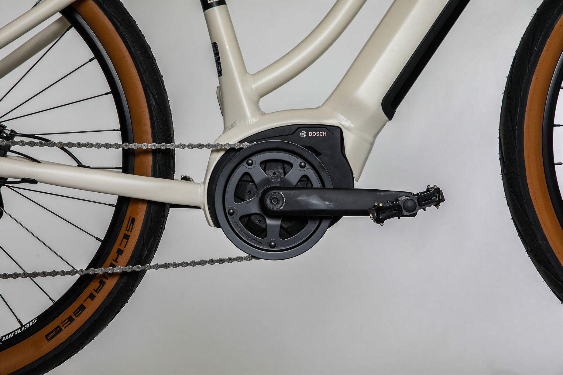 Vélo Fitness Électrique Bicyklet Béatrice Shimano Altus 9V 500 Wh 27.5'' Blanc – Image 2