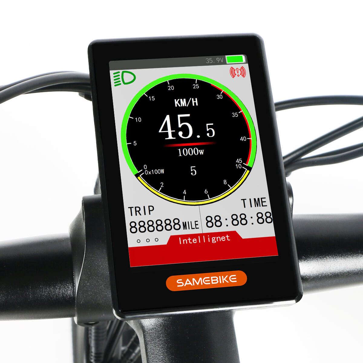 Vélo électrique pliant pour adultes SAMEBIKE LO26-II-YD avec batterie 48 V 14 Ah – Image 2