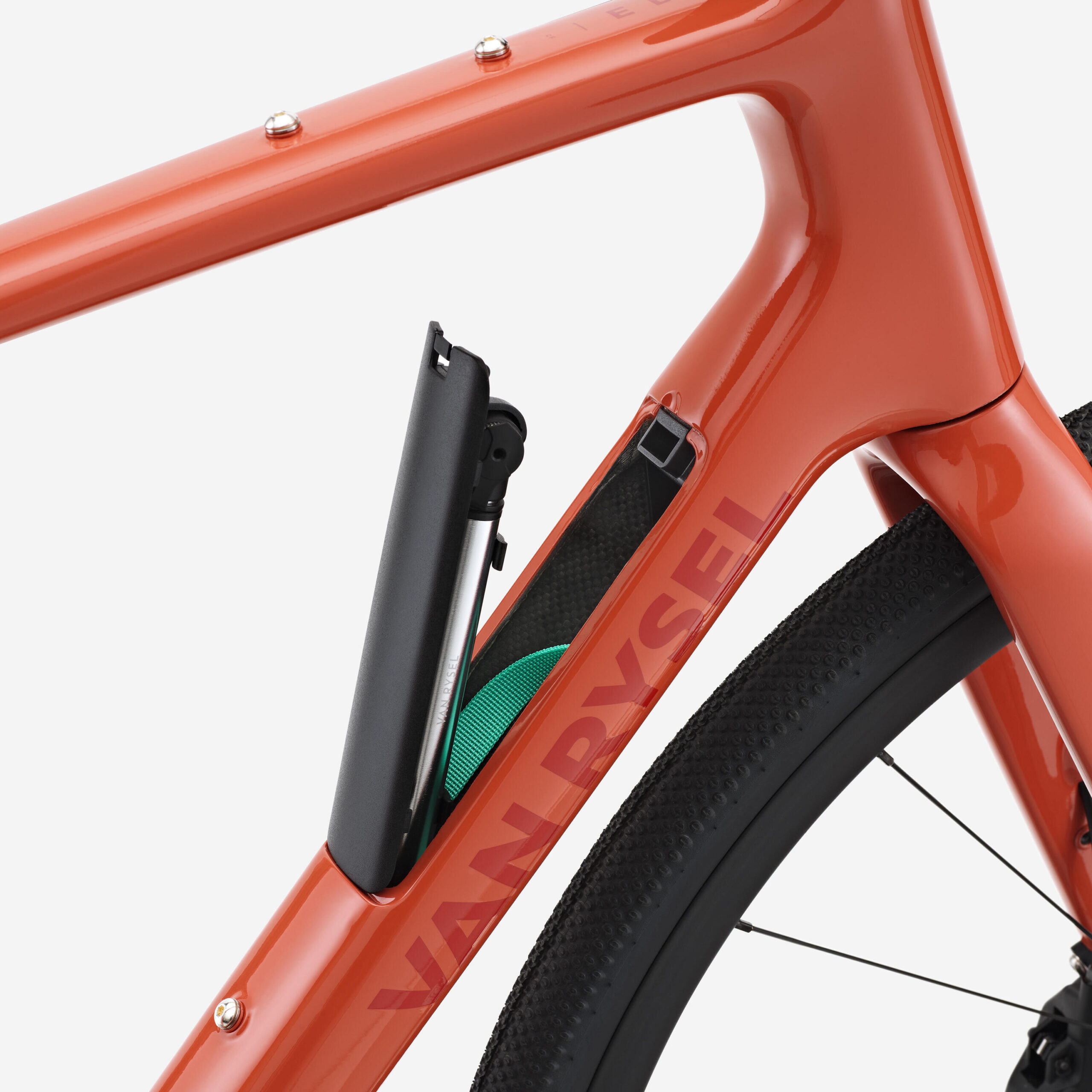 Vélo de route carbone SRAM Apex AXS 1x12v, EDR CF Terracotta – Image 6