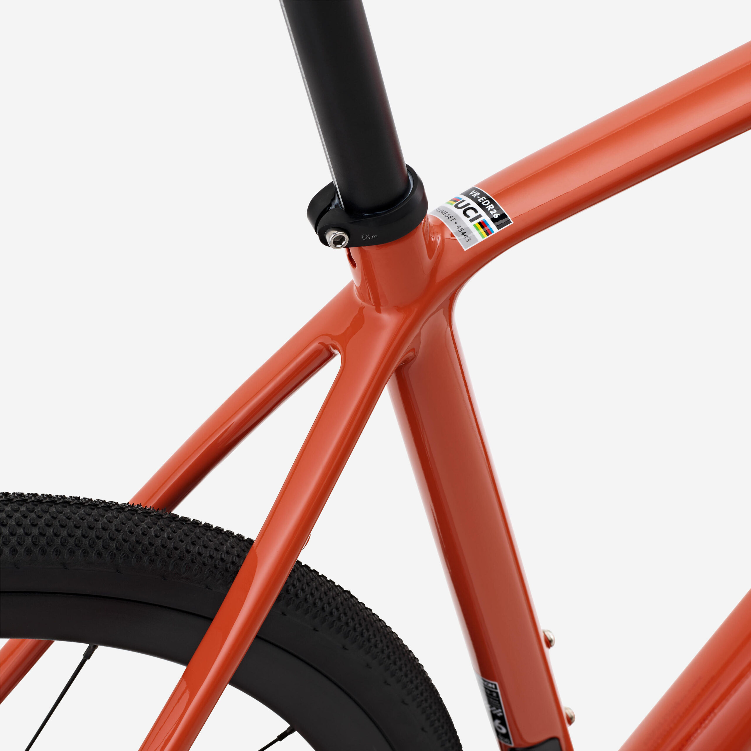 Vélo de route carbone SRAM Apex AXS 1x12v, EDR CF Terracotta – Image 9
