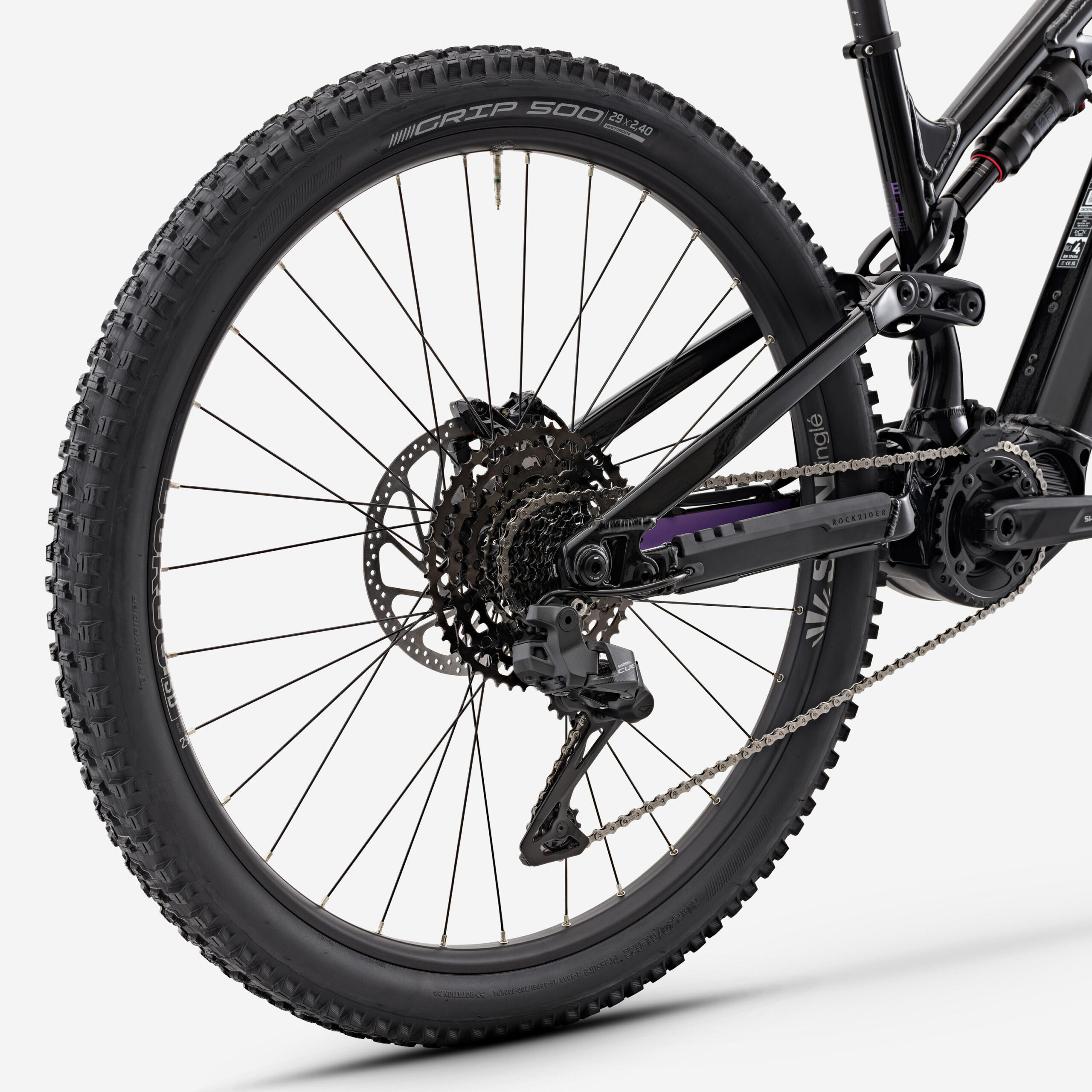 Seconde vie - Vélo VTT électrique All-Mountain tout suspendu 29" - E-FEEL 90... – Image 3