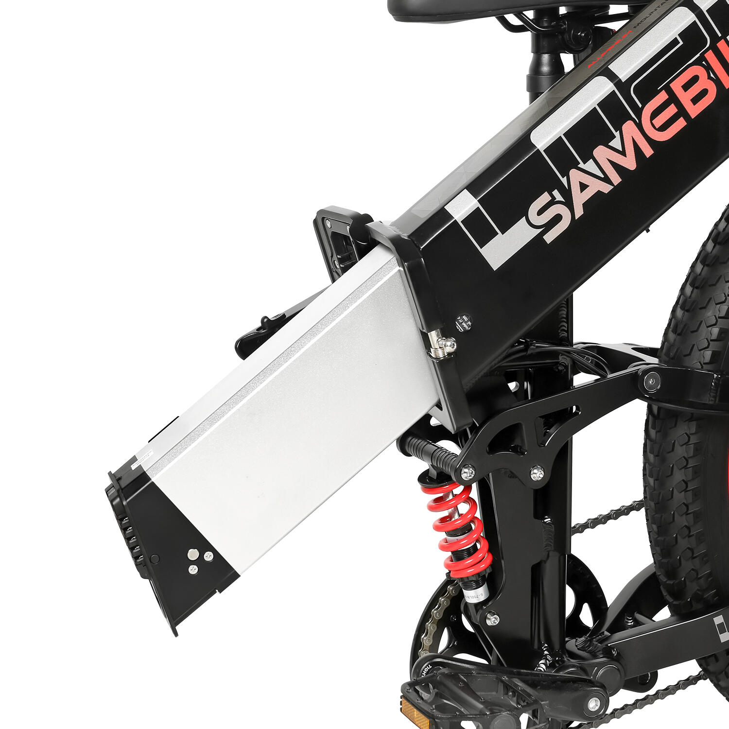 Vélo électrique SAMEBIKE LO26-Plus avec batterie 48 V 15 Ah – Image 4