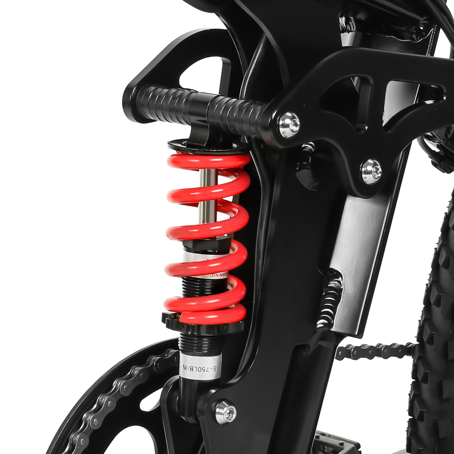 Vélo électrique pliable Samebike LO26 Plus 26 pouces avec batterie 48 V 15 Ah – Image 4