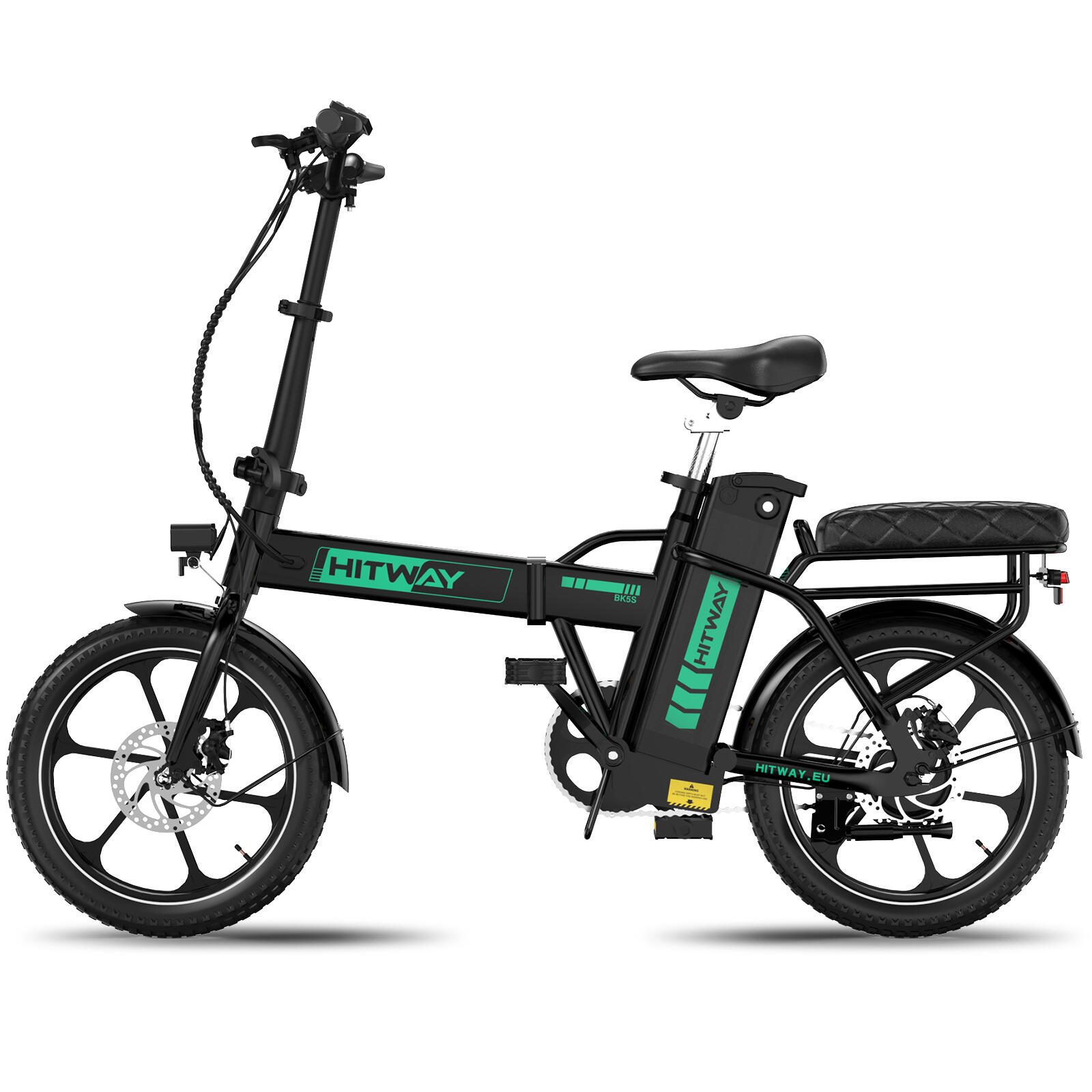 Vélo électrique pliant 16" 13ah 100km BK5 APP