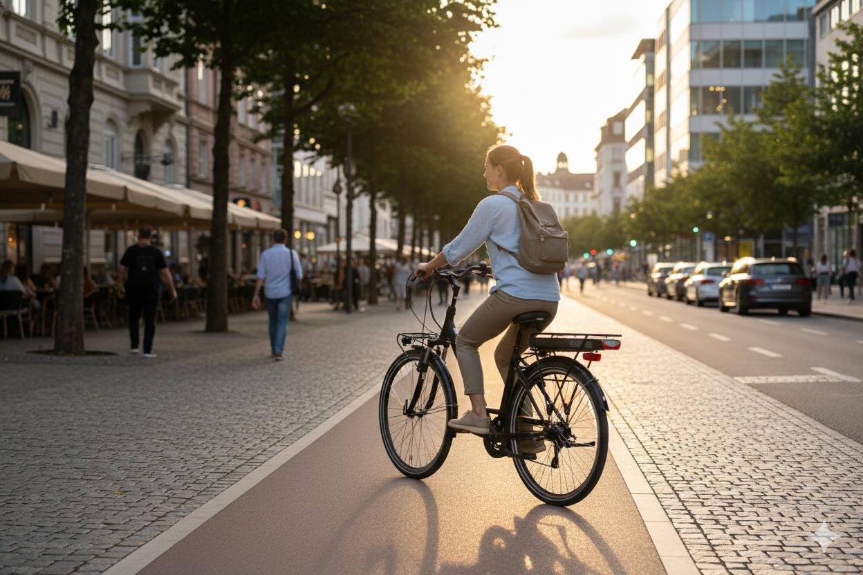 VÉLO ÉLECTRIQUE A4 AGORA 26 NOIR – Image 3