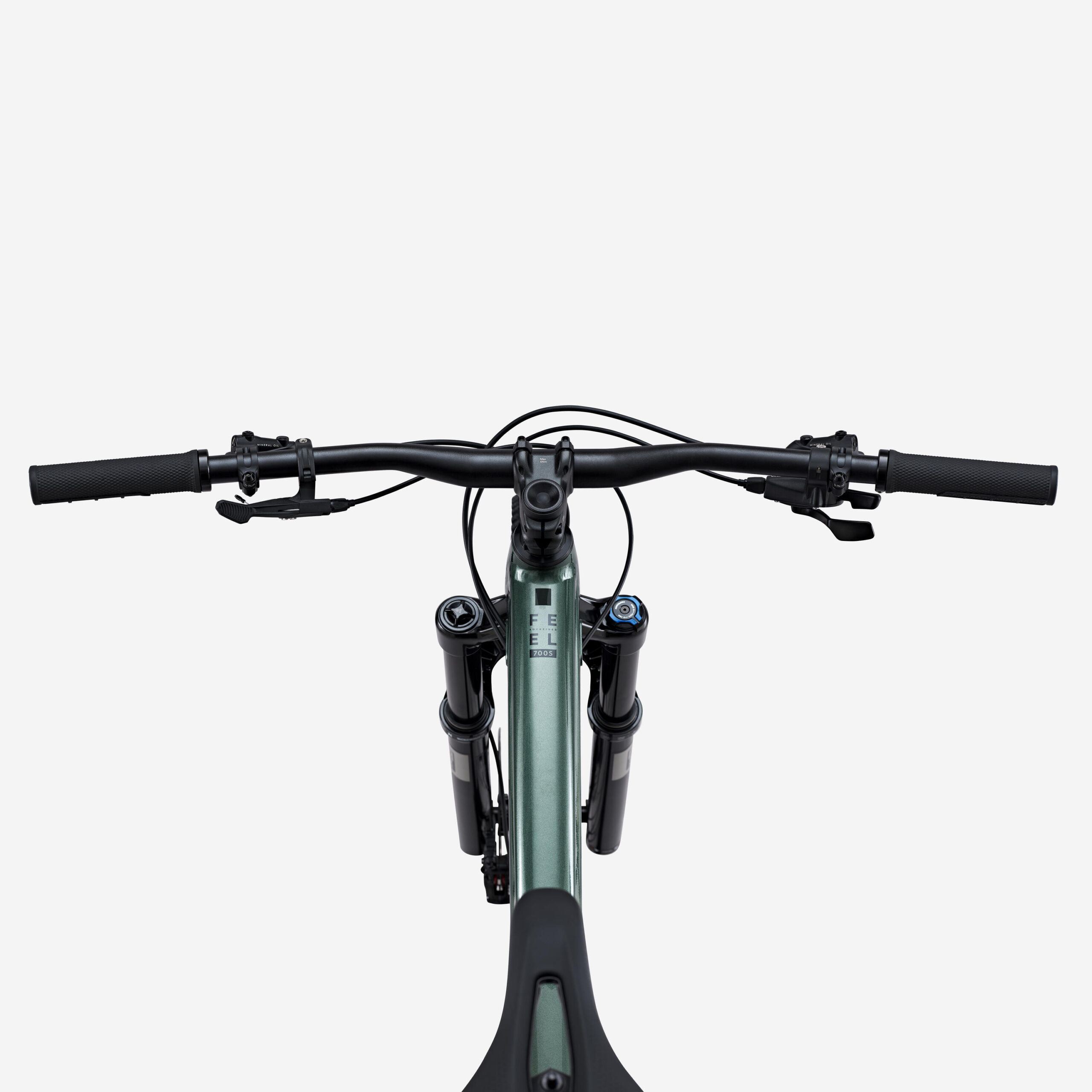 Seconde vie - Vélo VTT tout suspendu All Mountain FEEL 700 S, vert – Image 5