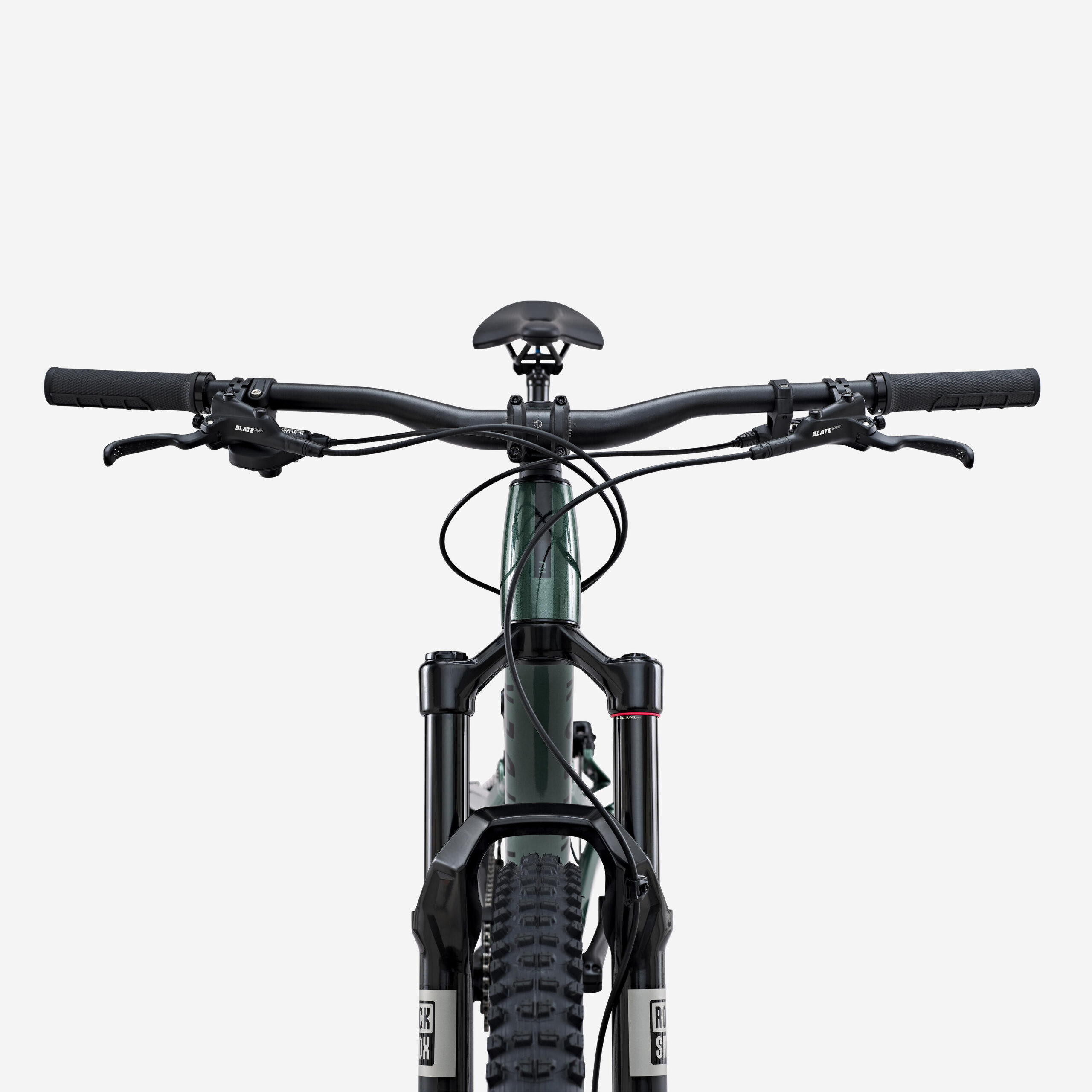 Seconde vie - Vélo VTT tout suspendu All Mountain FEEL 700 S, vert – Image 6