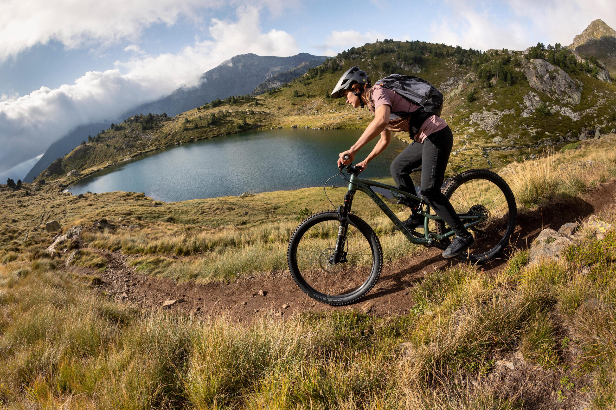 Seconde vie - Vélo VTT tout suspendu All Mountain FEEL 700 S, vert – Image 8