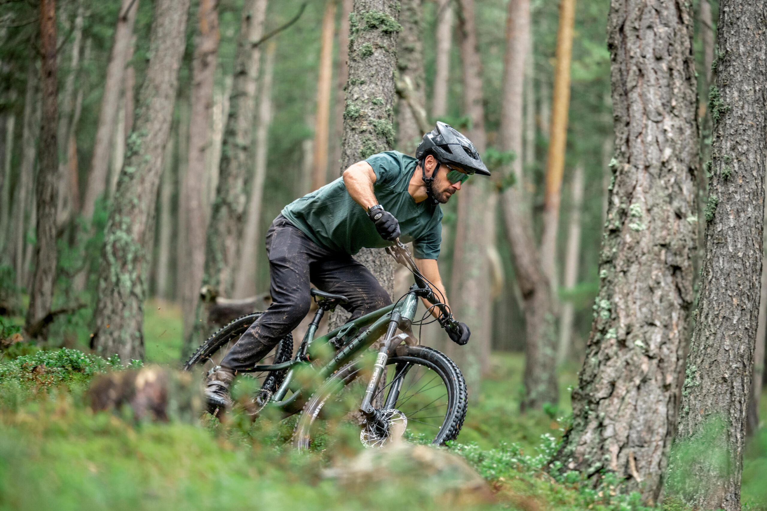 Seconde vie - Vélo VTT tout suspendu All Mountain FEEL 700 S, vert – Image 9
