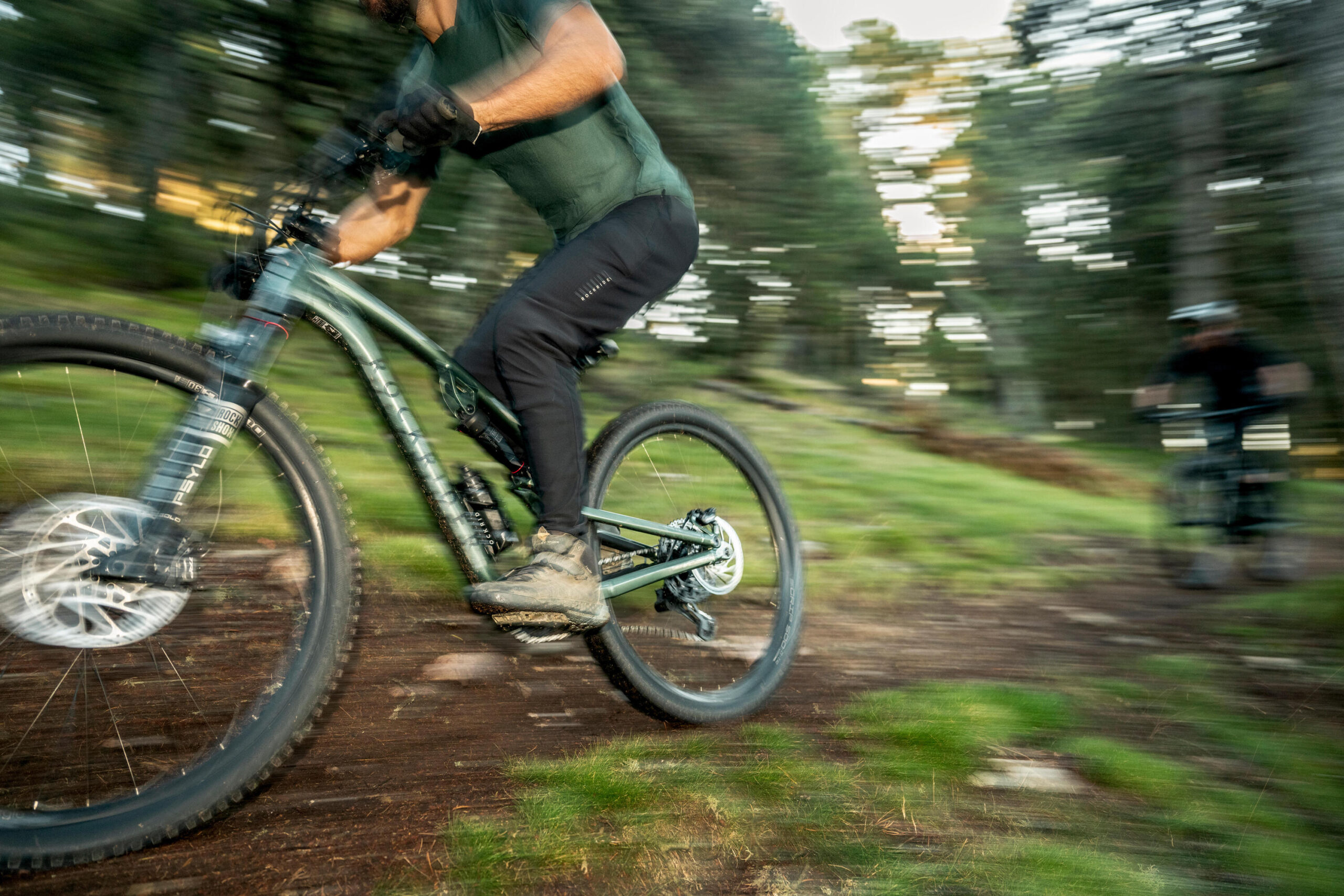 Seconde vie - Vélo VTT tout suspendu All Mountain FEEL 700 S, vert – Image 10