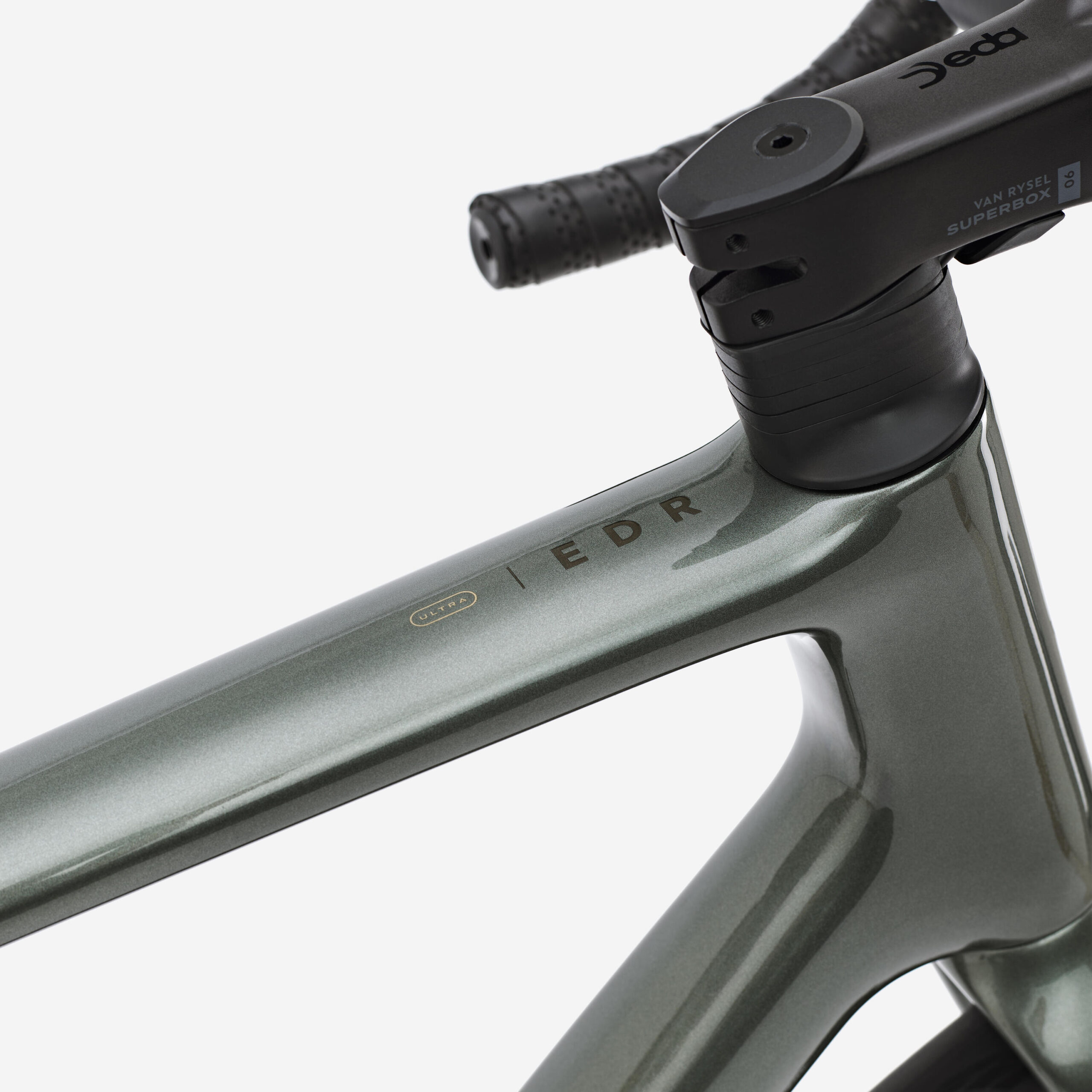 Vélo route endurance, Shimano Ultegra Di2, EDR CF ULTRA Vert kaki – Image 8