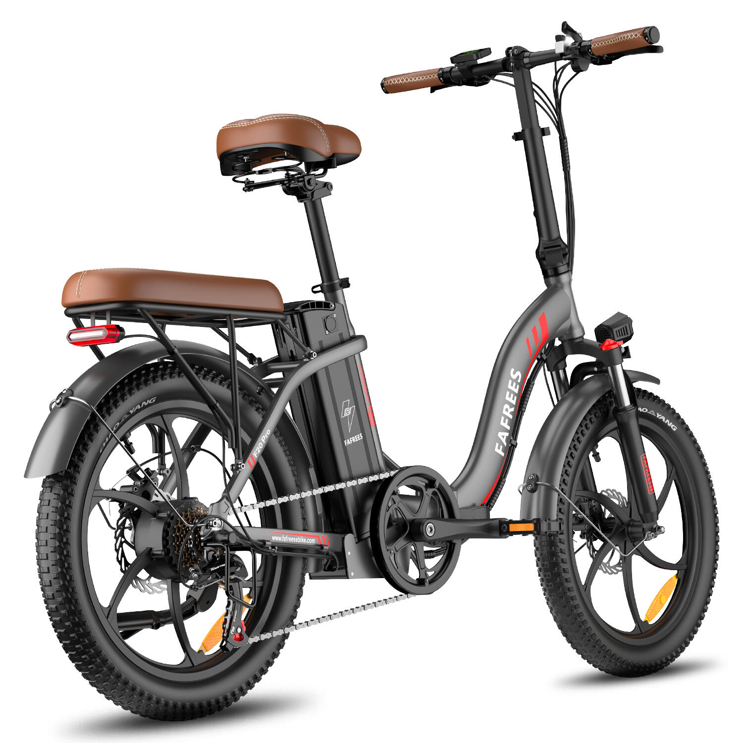 Vélo électrique pliant FAFREES F20 Pro avec batterie 20 Ah et 7 vitesses – Image 4