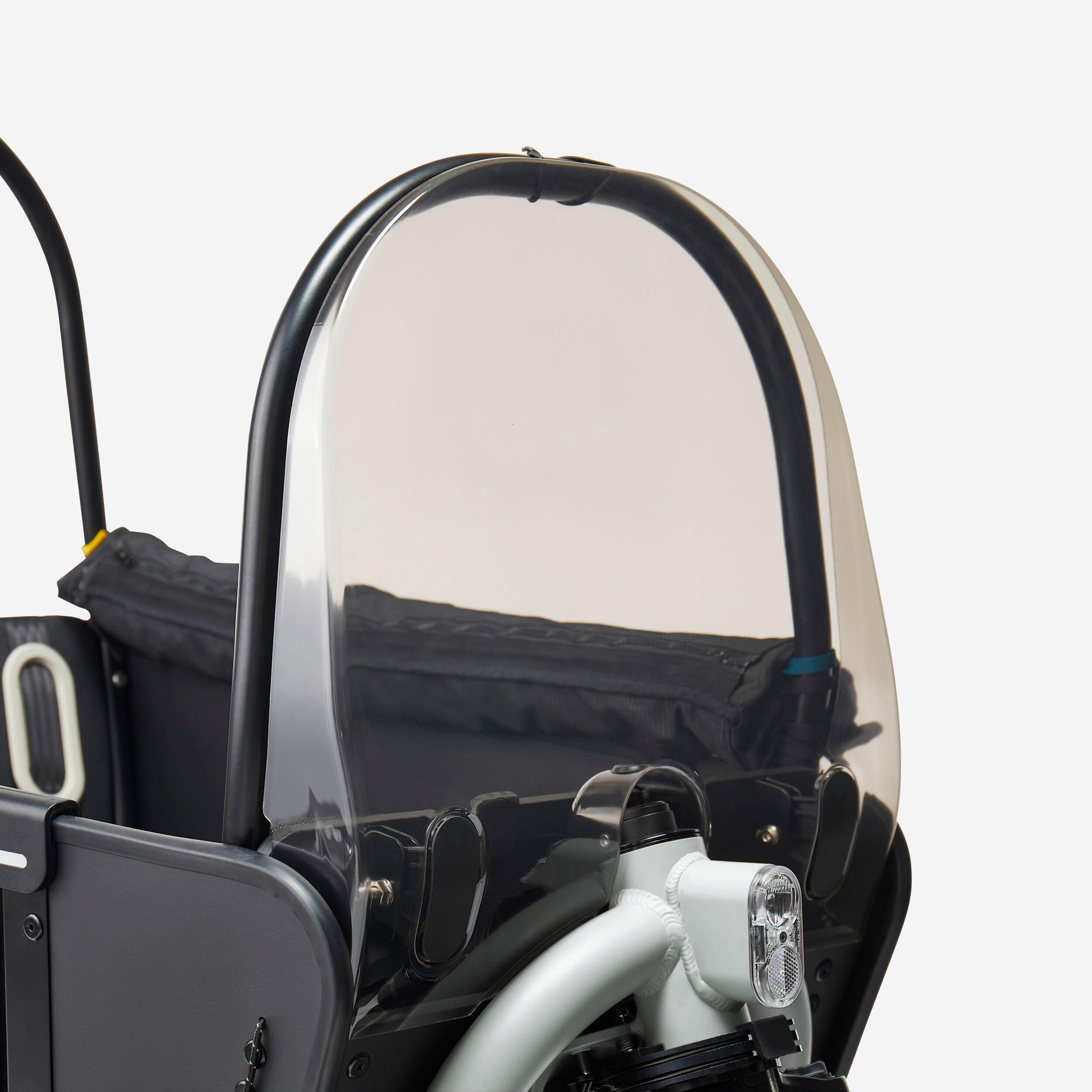 Vélo cargo électrique biporteur famille F900E polar white – Image 6