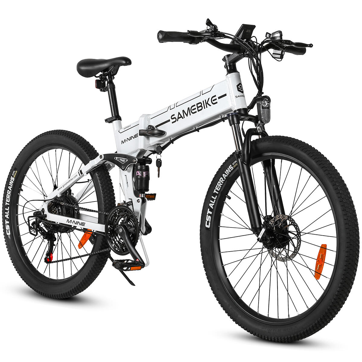Vélo électrique pliant pour adultes SAMEBIKE LO26-II-YD avec batterie 48V 14Ah – Image 2