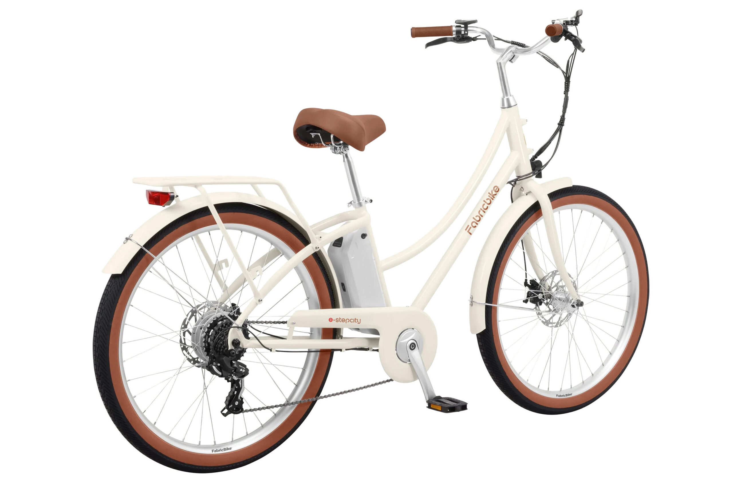 E-Stepcity Vélo Électrique – 250W, 36V, 60 km, Shimano 7V. Light Sand