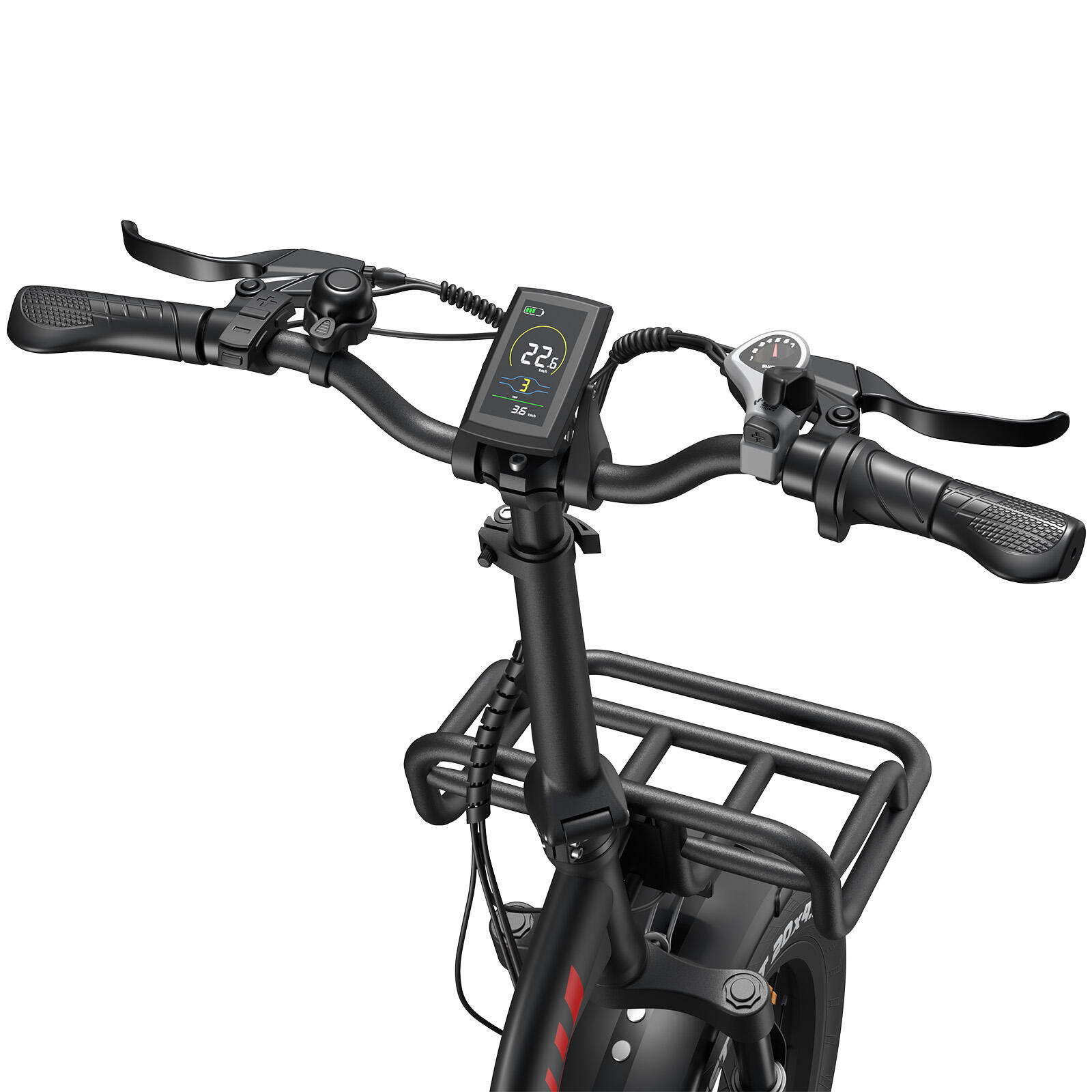 Vélo électrique pliant FAFREES F20 Max avec batterie 48 V 30 Ah et écran LCD – Image 5
