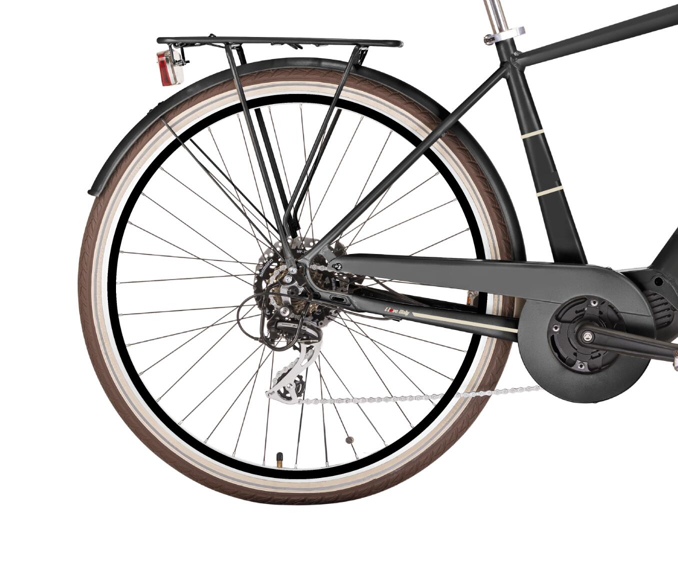 Vélo électrique E-Lite Man by Airbici, roues de 28 pouces, moteur central. – Image 2