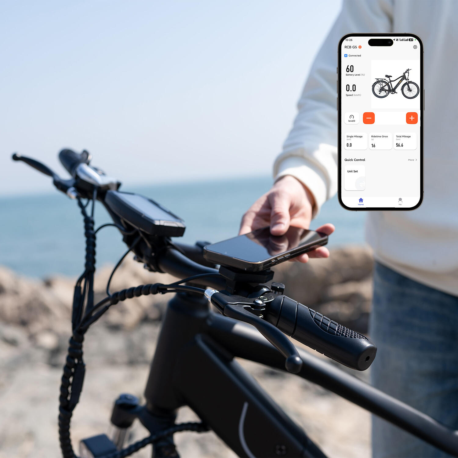 Vélo Electrique Adulte 27.5" E-Bike, APP, NFC, RCB-G5 – Image 4