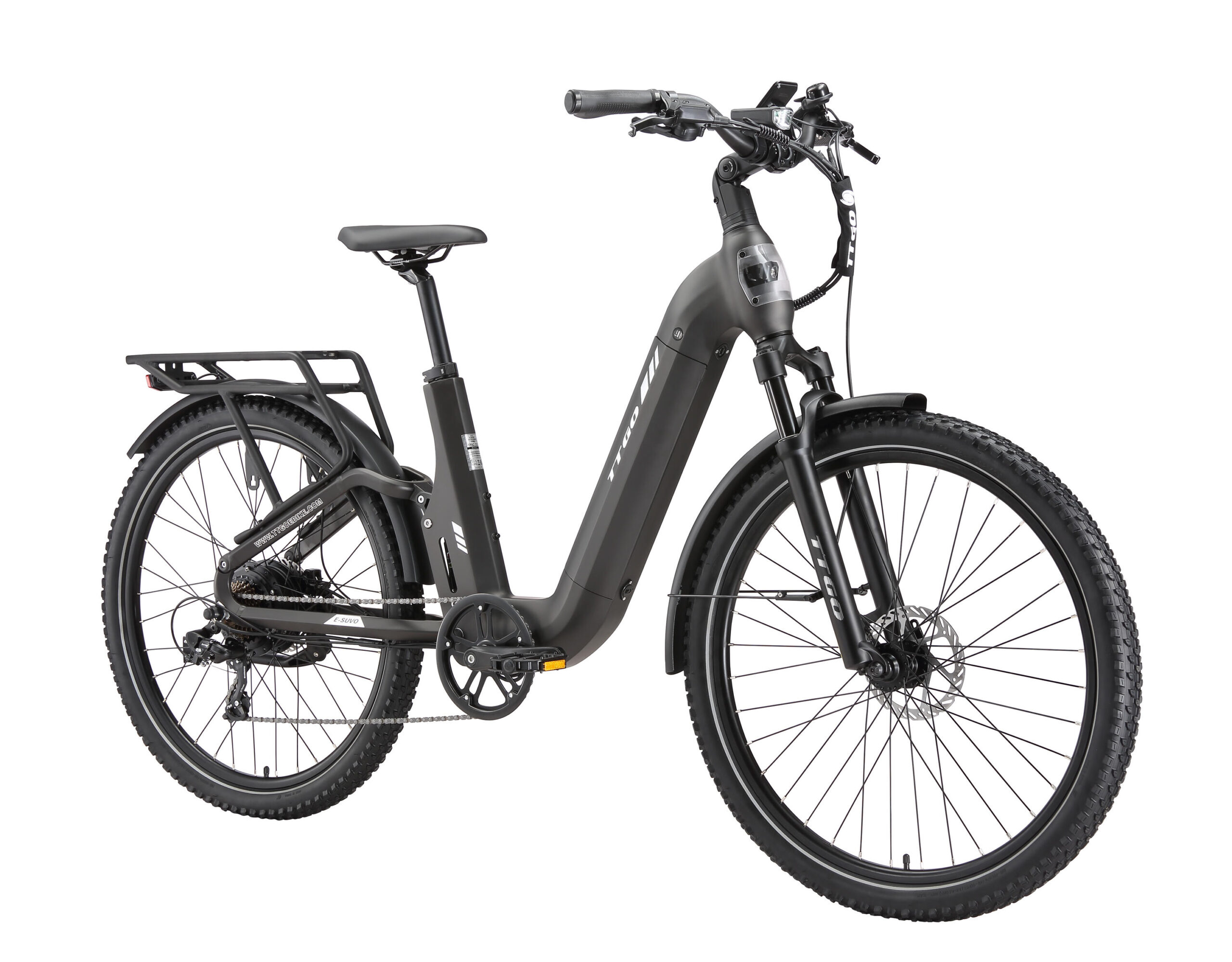 E-SUVO Vélo électrique 27,5" 48V 250W 120km 70Nm suspendu