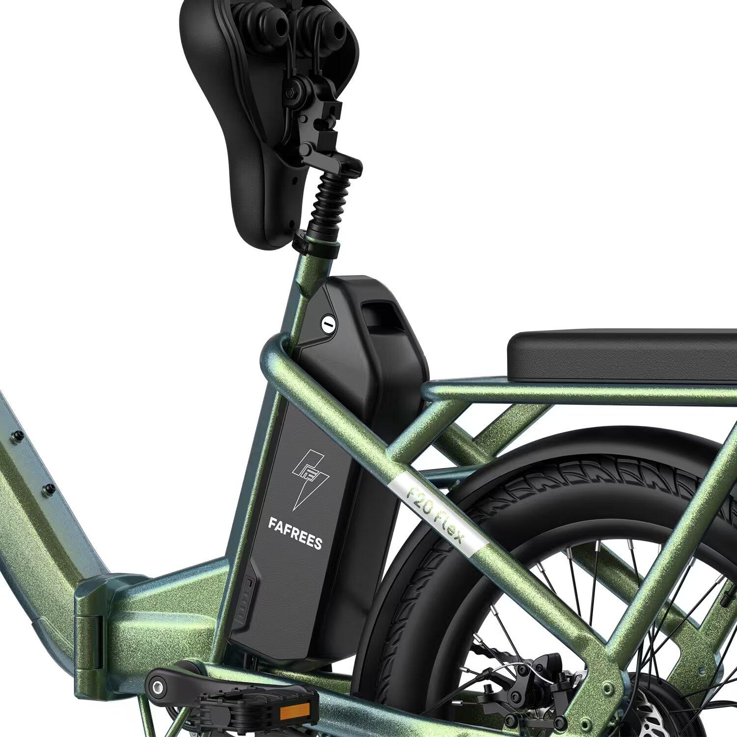 Adulte Ville Vélo Électrique Pliable Entrée Basse Capteur Couple 20Ah F20 Flex – Image 3