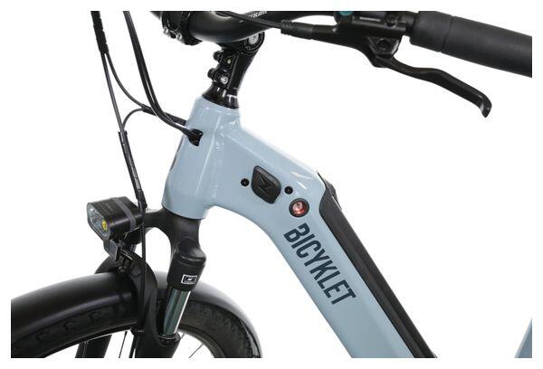 VTC Électrique Bicyklet Lucien Shimano Alivio 9V 400 Wh 29'' Bleu Givré – Image 5