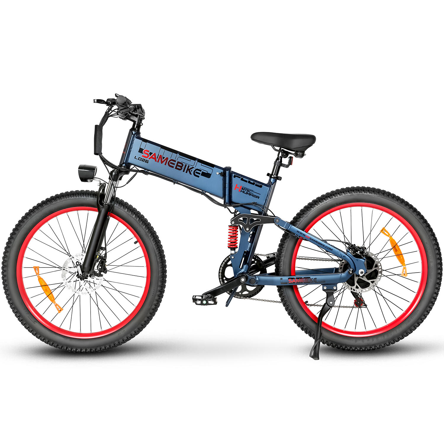 Vélo électrique pliable Samebike LO26 Plus 26 pouces avec batterie 48 V 15 Ah – Image 2